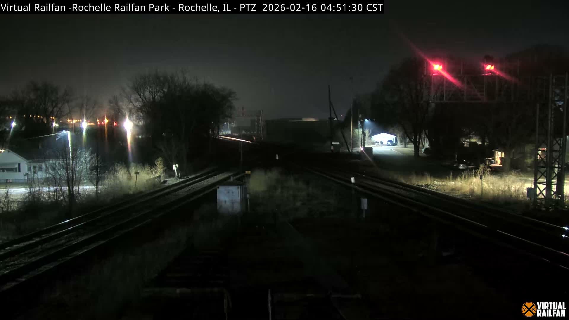 Rochelle Railfan Park Railroad Junction Live Cam - Rochelle, Ogle, Illinois, USA 