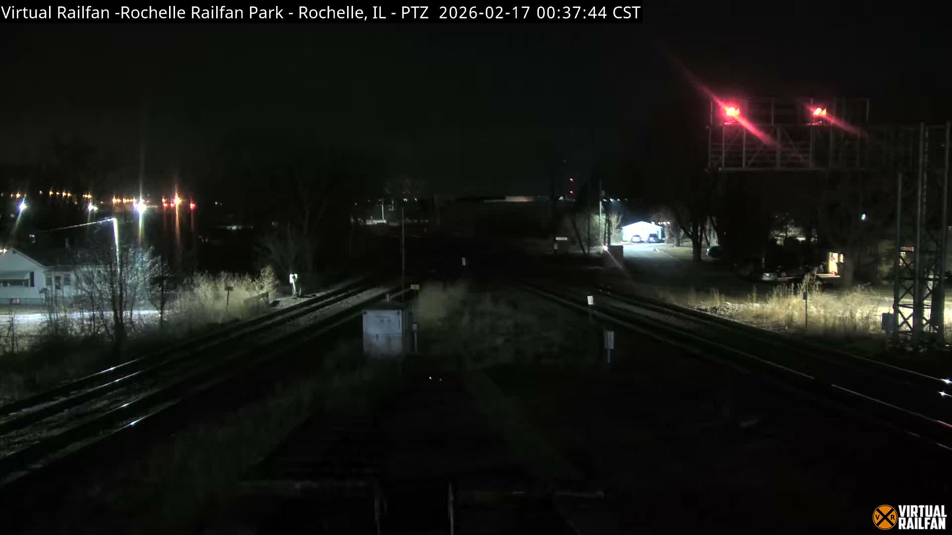 Rochelle Railfan Park Railroad Junction Live Cam - Rochelle, Ogle, Illinois, USA 