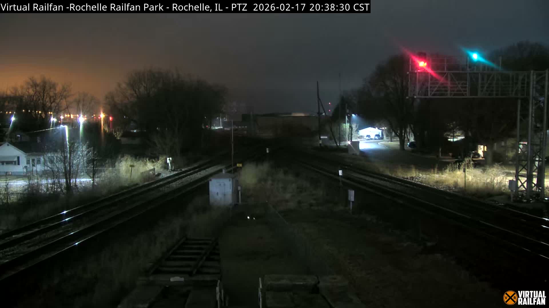 Rochelle Railfan Park Railroad Junction Live Cam - Rochelle, Ogle, Illinois, USA 