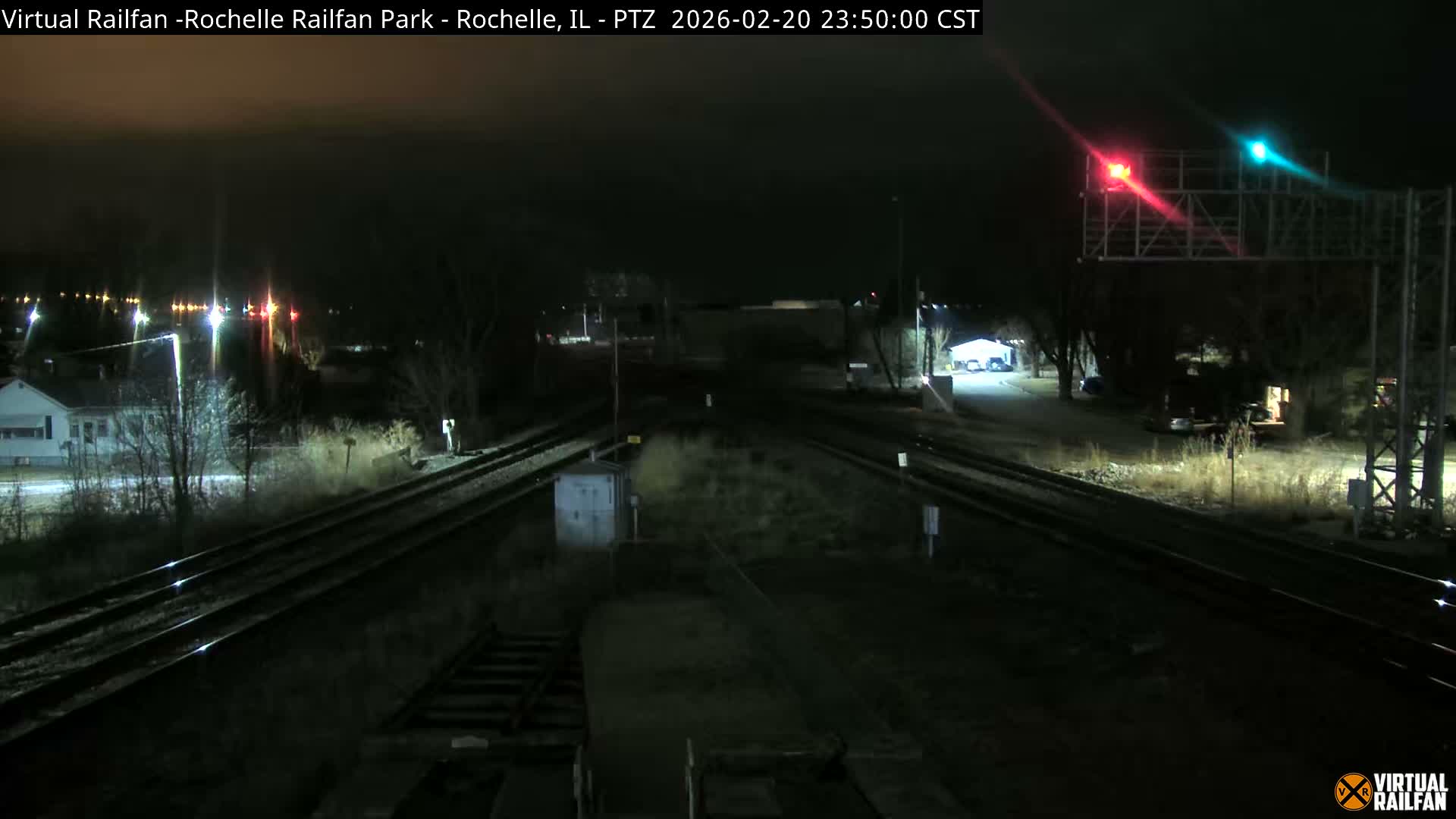 Rochelle Railfan Park Railroad Junction Live Cam - Rochelle, Ogle, Illinois, USA 