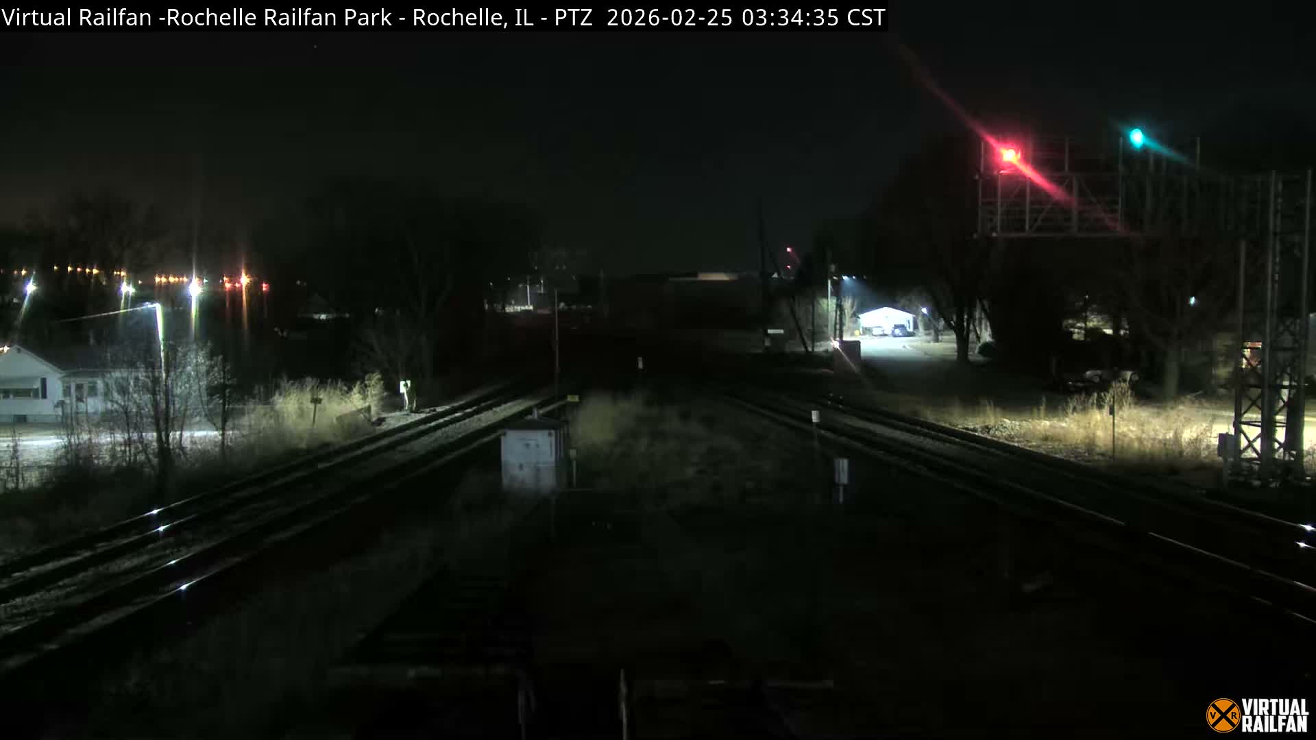 Rochelle Railfan Park Railroad Junction Live Cam - Rochelle, Ogle, Illinois, USA 