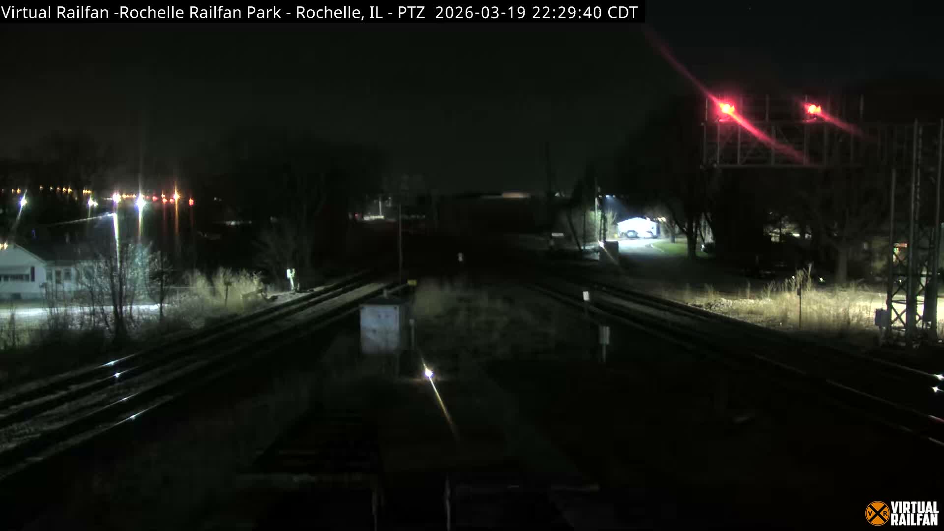 Rochelle Railfan Park Railroad Junction Live Cam - Rochelle, Ogle, Illinois, USA 