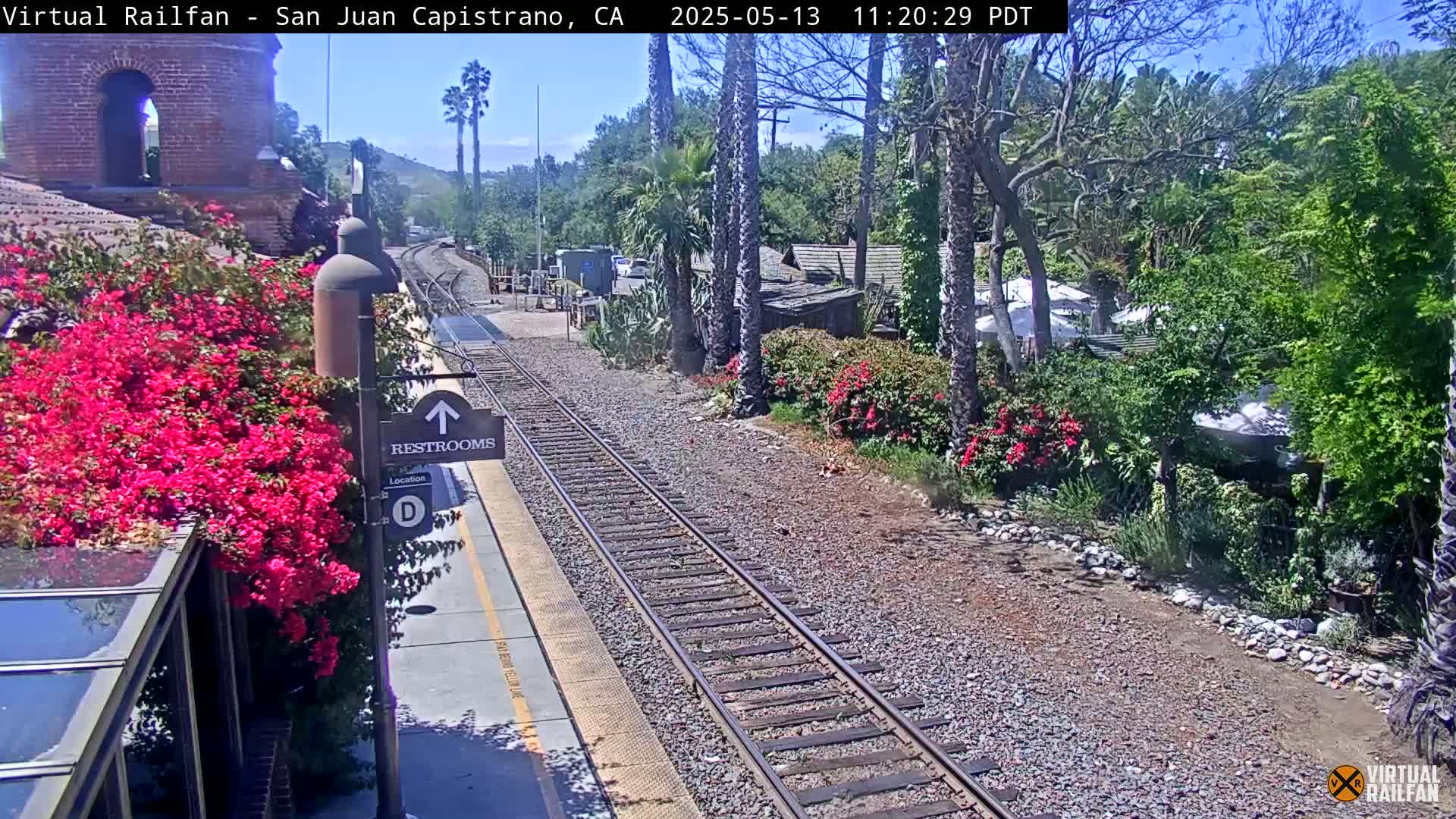 San Juan Capistrano Train Station Live Cam - San Juan Capistrano, Orange, California, USA