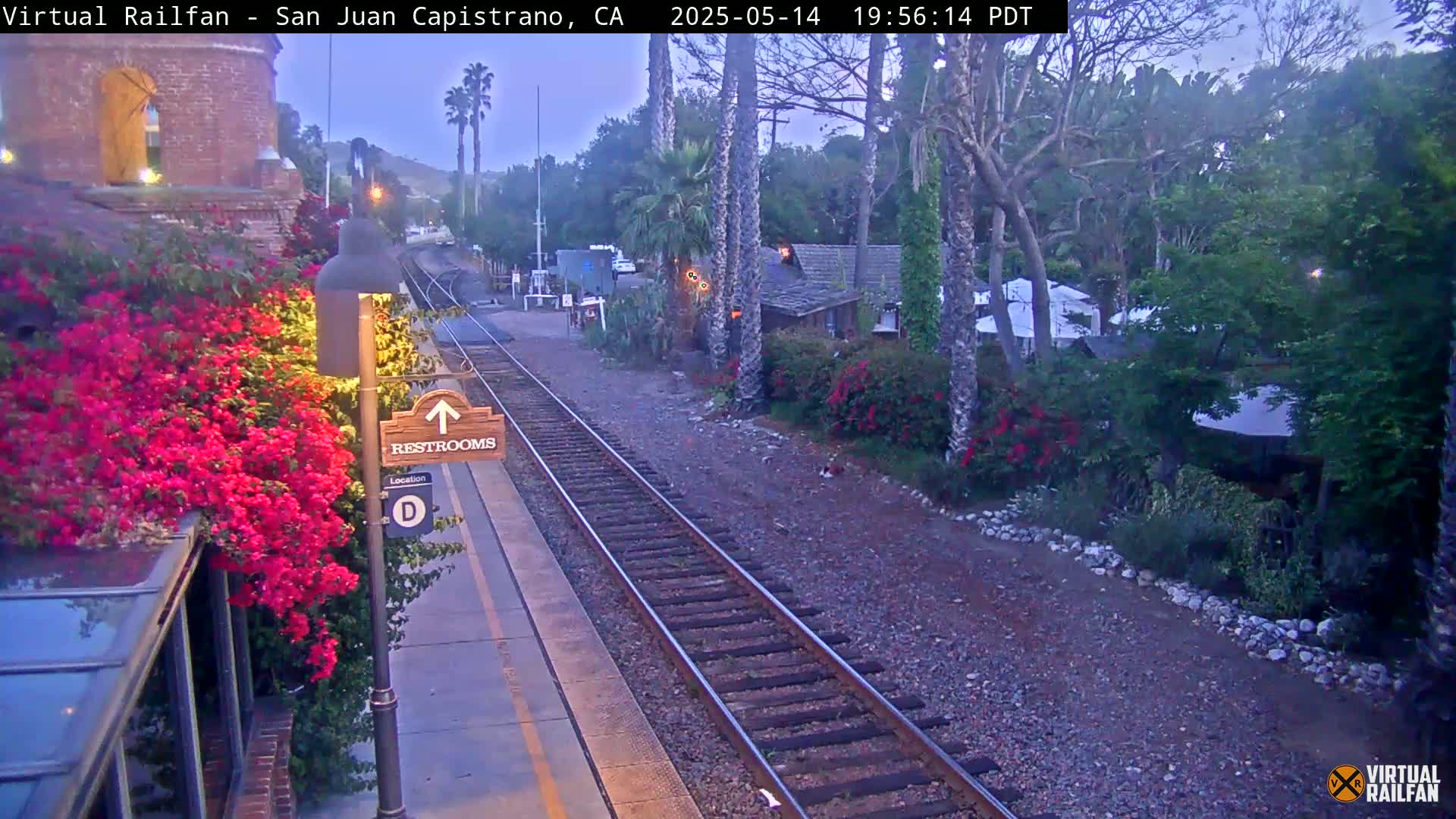 San Juan Capistrano Train Station Live Cam - San Juan Capistrano, Orange, California, USA