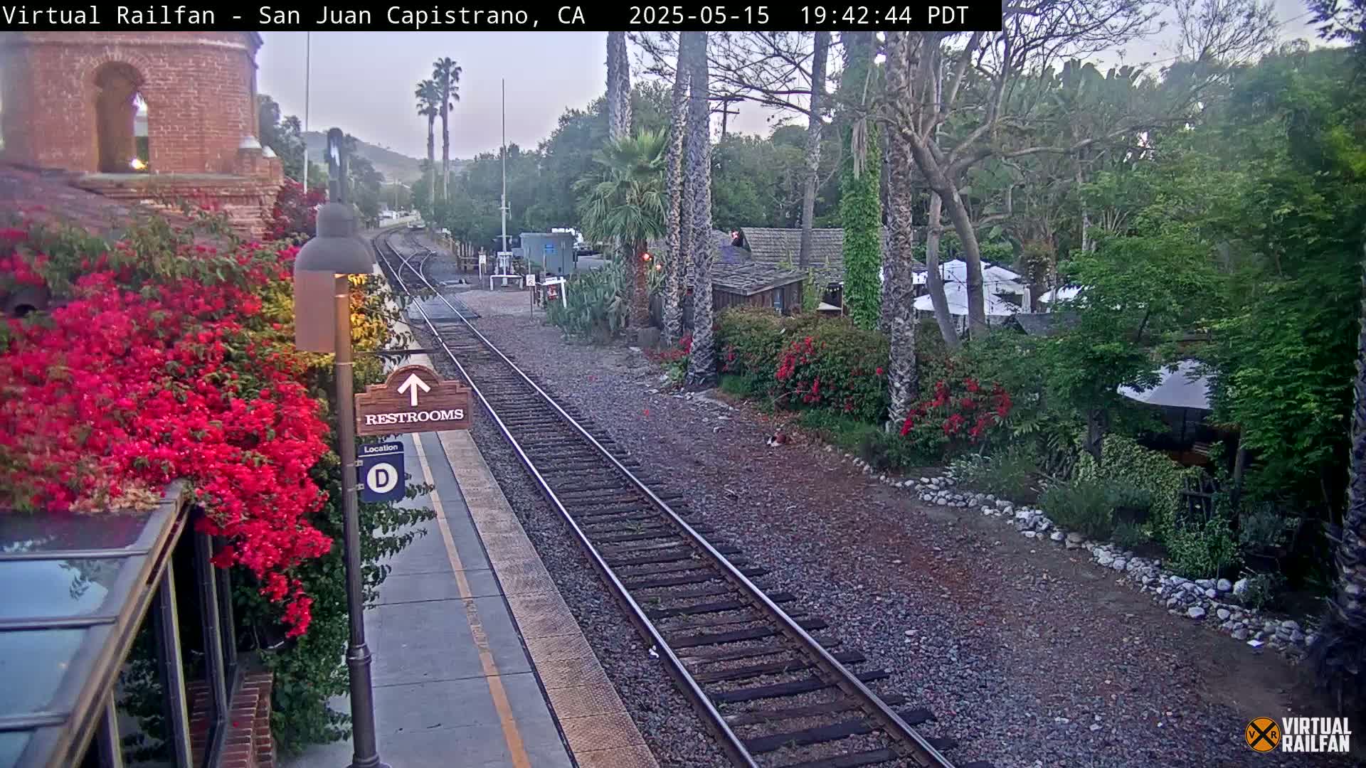 San Juan Capistrano Train Station Live Cam - San Juan Capistrano, Orange, California, USA