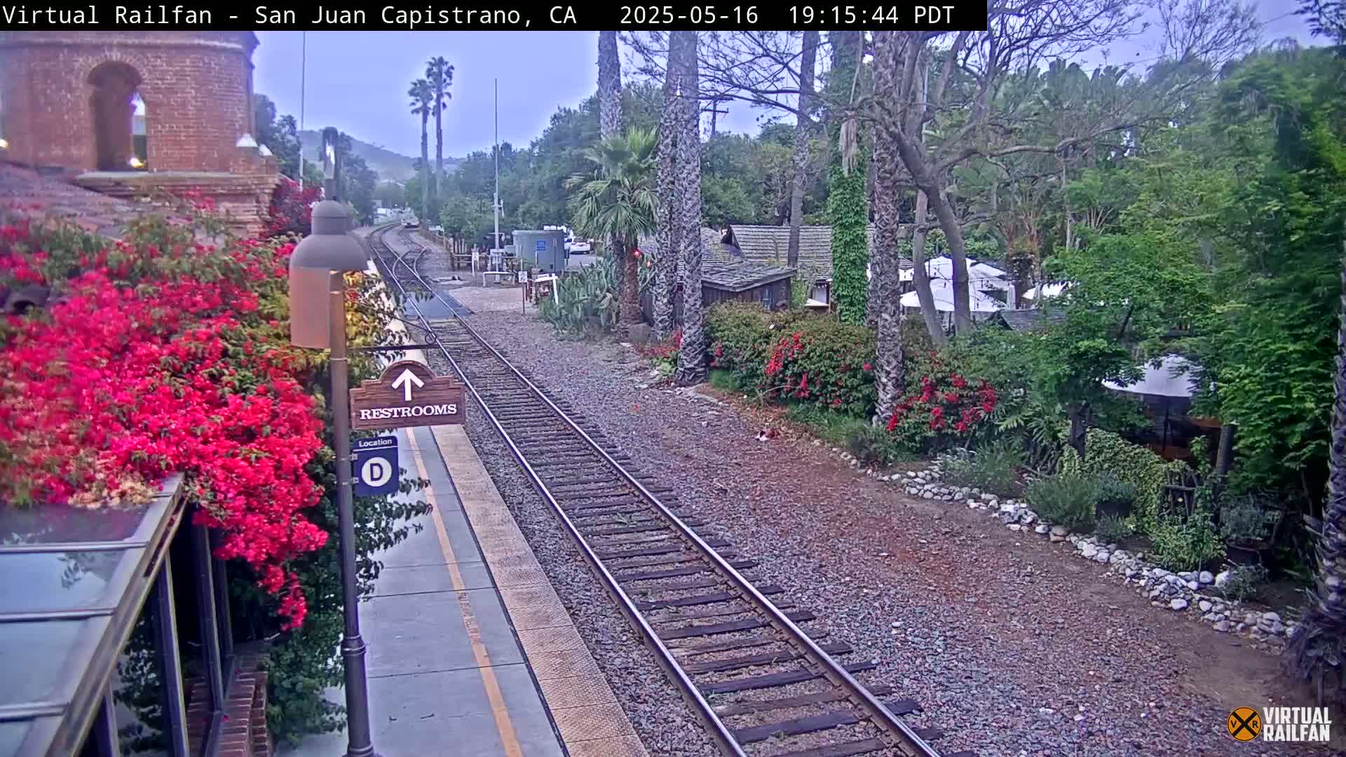 San Juan Capistrano Train Station Live Cam - San Juan Capistrano, Orange, California, USA