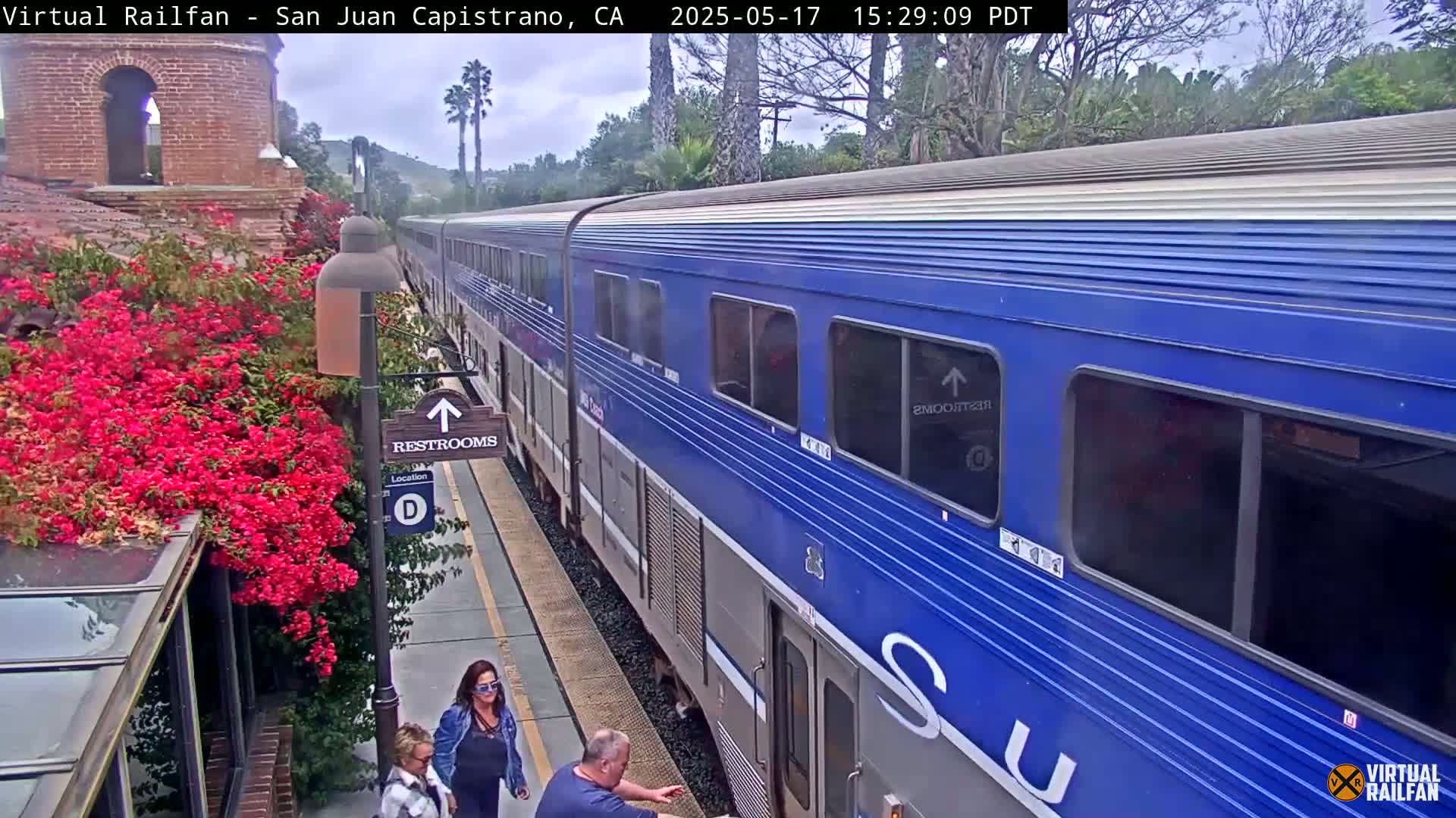 San Juan Capistrano Train Station Live Cam - San Juan Capistrano, Orange, California, USA