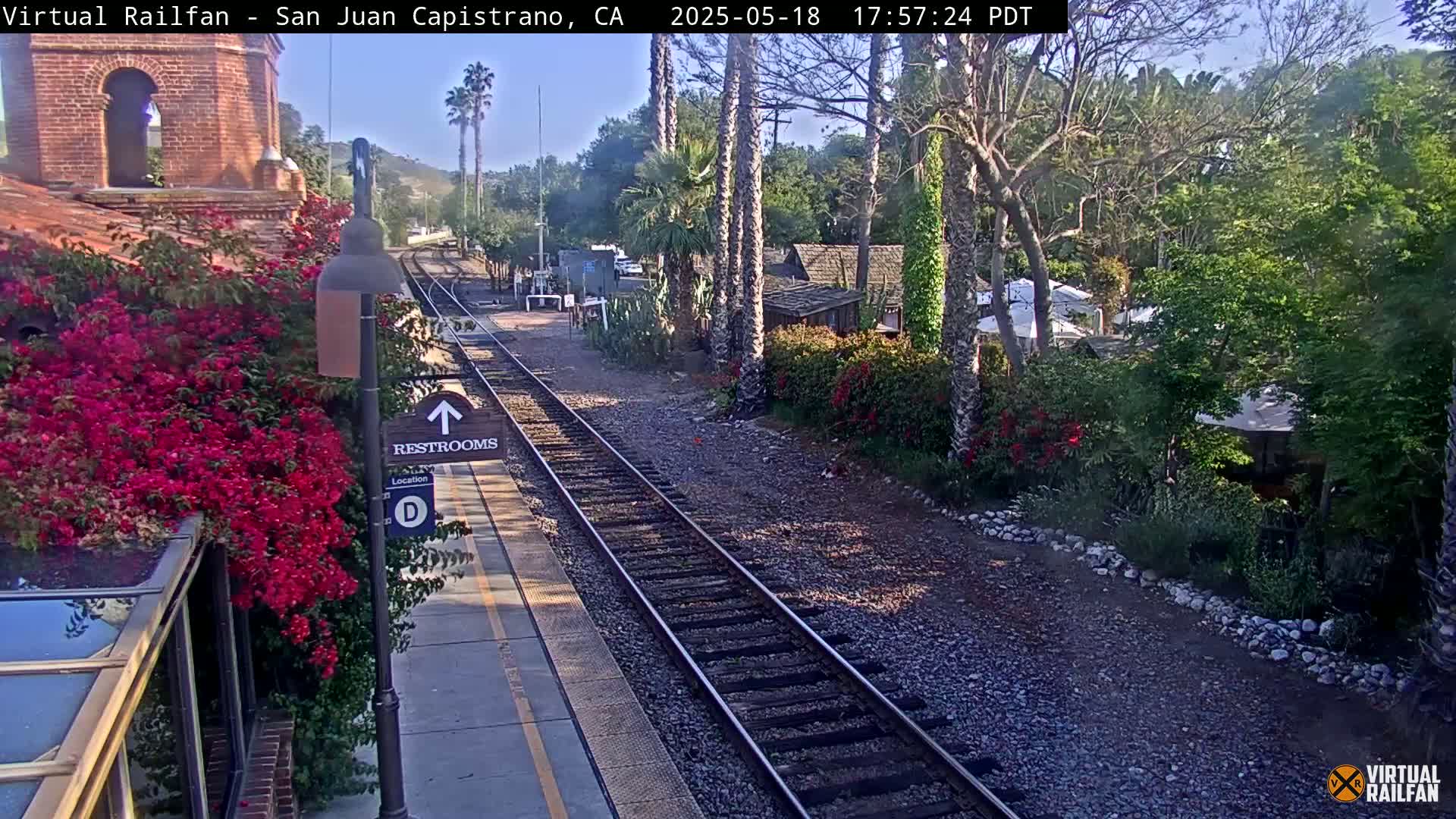 San Juan Capistrano Train Station Live Cam - San Juan Capistrano, Orange, California, USA