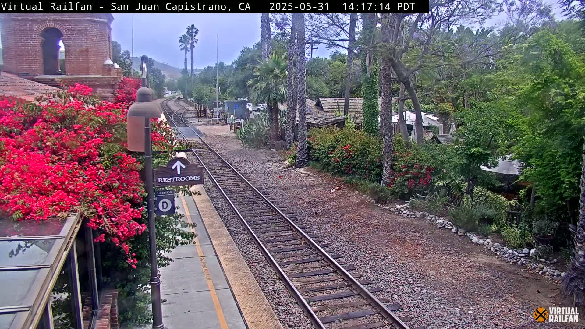 San Juan Capistrano Train Station Live Cam - San Juan Capistrano, Orange, California, USA
