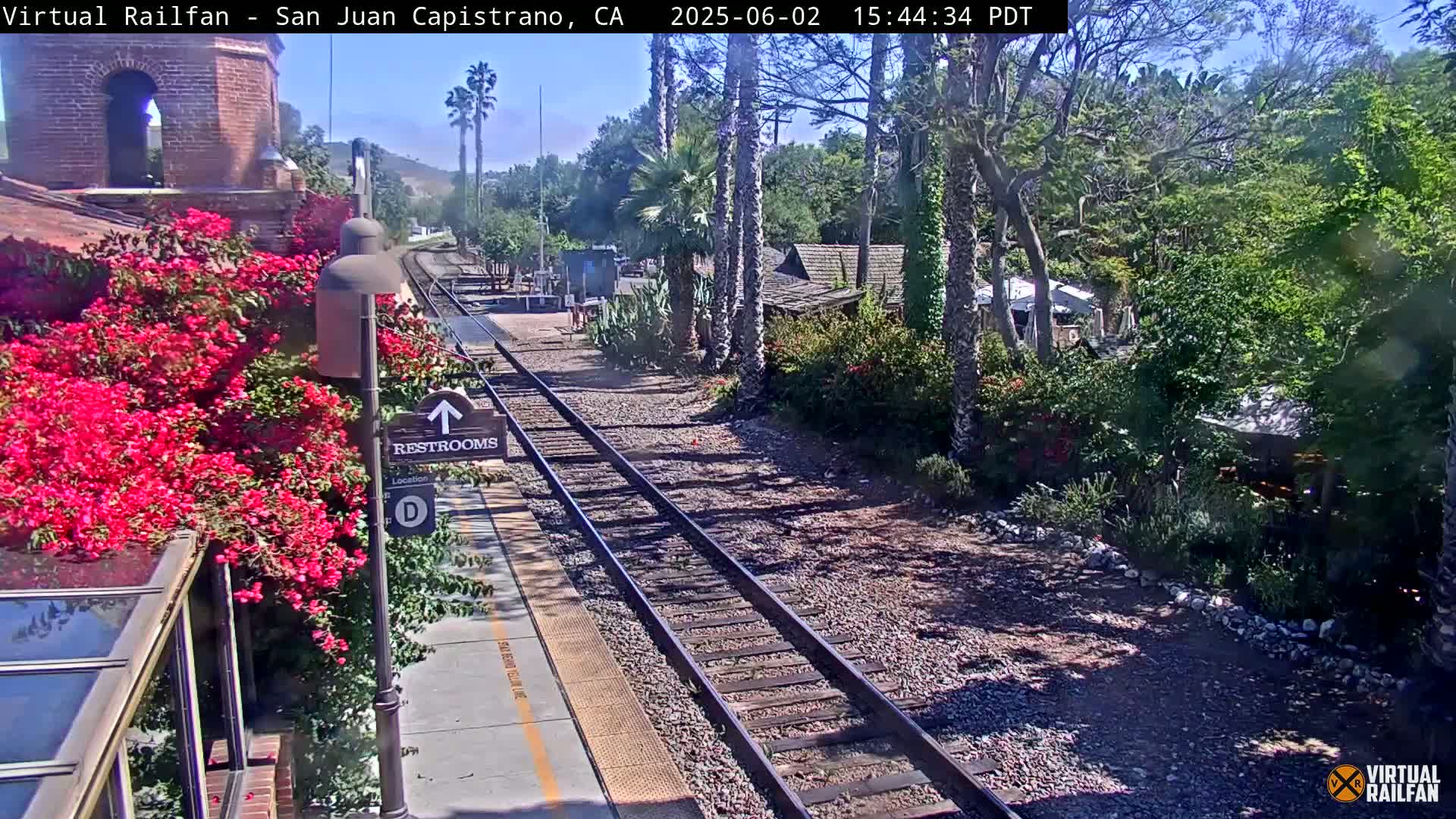 San Juan Capistrano Train Station Live Cam - San Juan Capistrano, Orange, California, USA