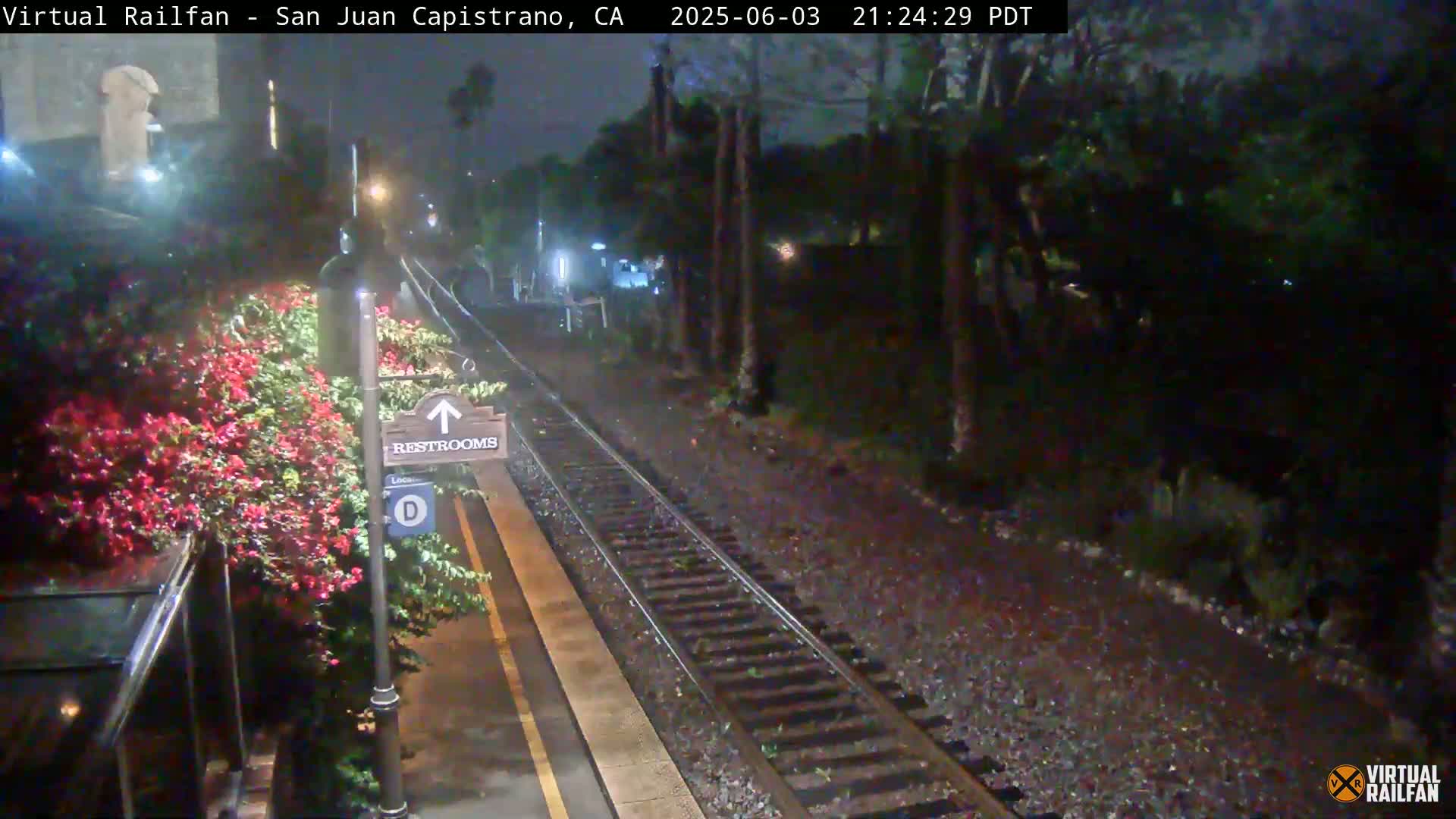 San Juan Capistrano Train Station Live Cam - San Juan Capistrano, Orange, California, USA