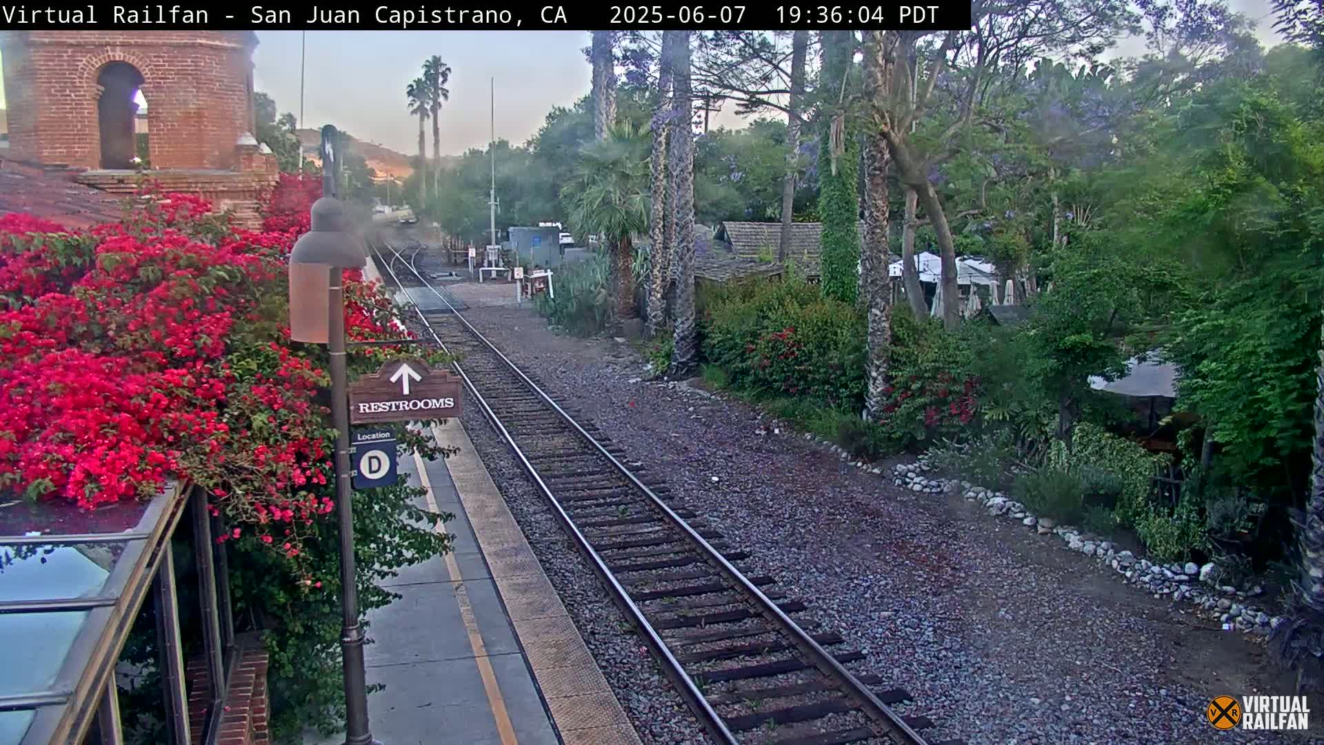 San Juan Capistrano Train Station Live Cam - San Juan Capistrano, Orange, California, USA