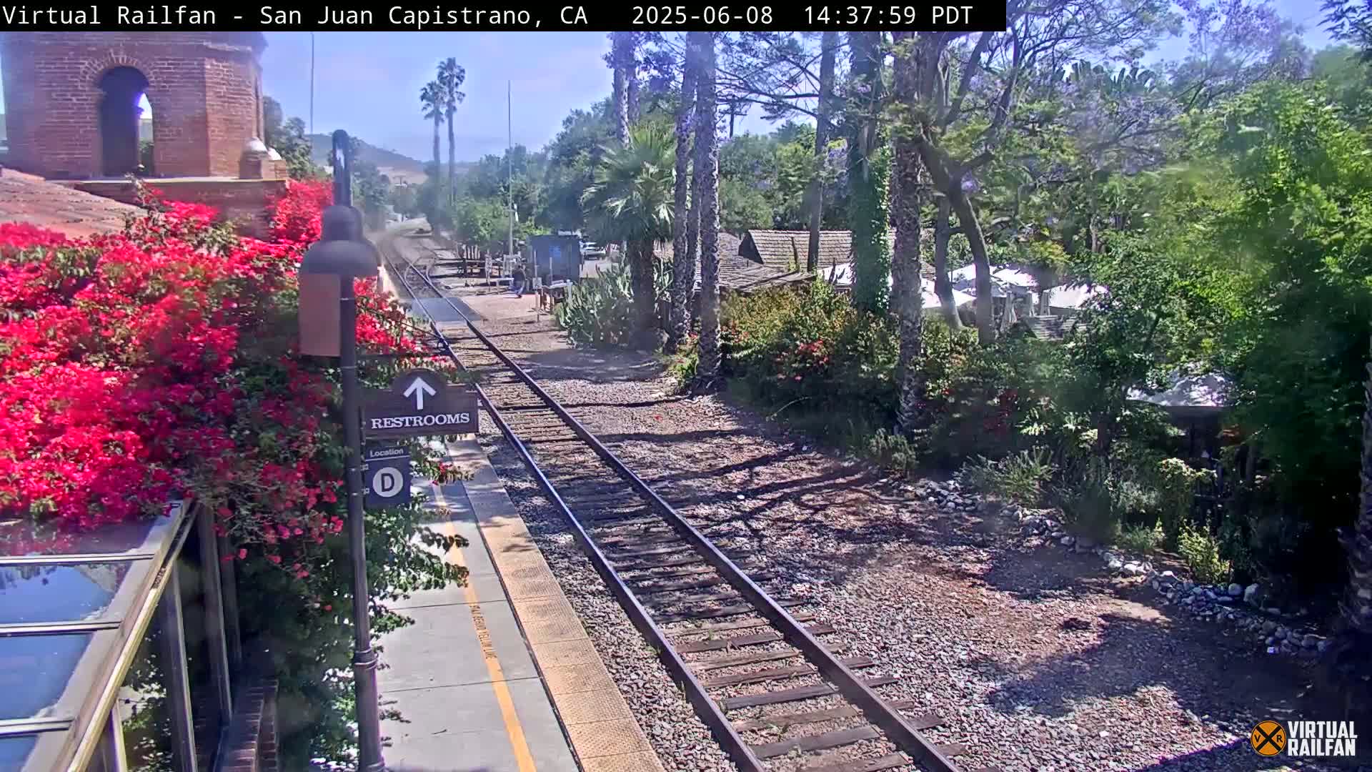 San Juan Capistrano Train Station Live Cam - San Juan Capistrano, Orange, California, USA