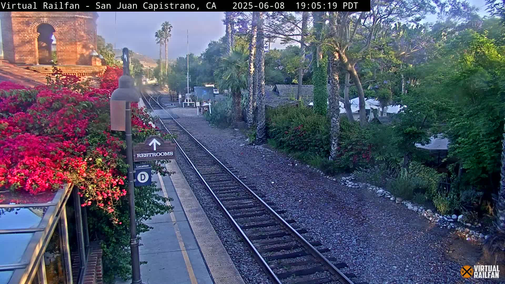 San Juan Capistrano Train Station Live Cam - San Juan Capistrano, Orange, California, USA