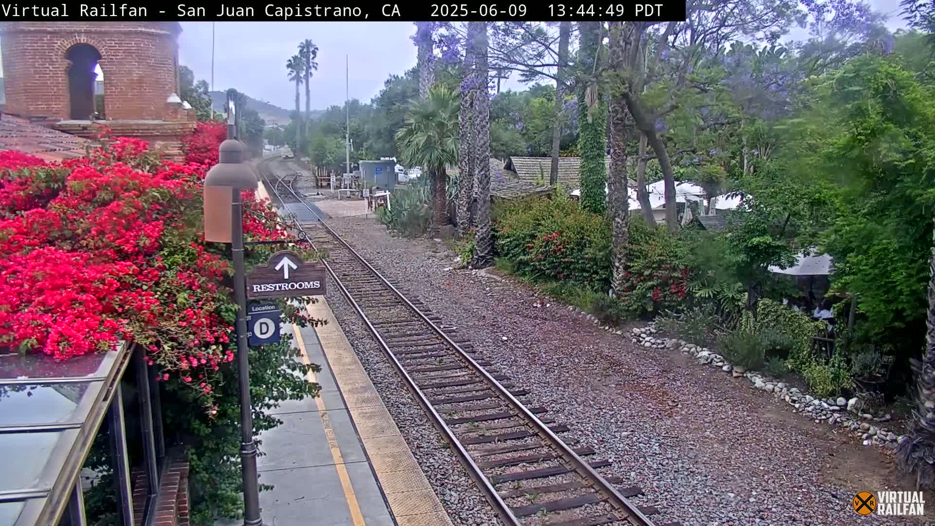 San Juan Capistrano Train Station Live Cam - San Juan Capistrano, Orange, California, USA
