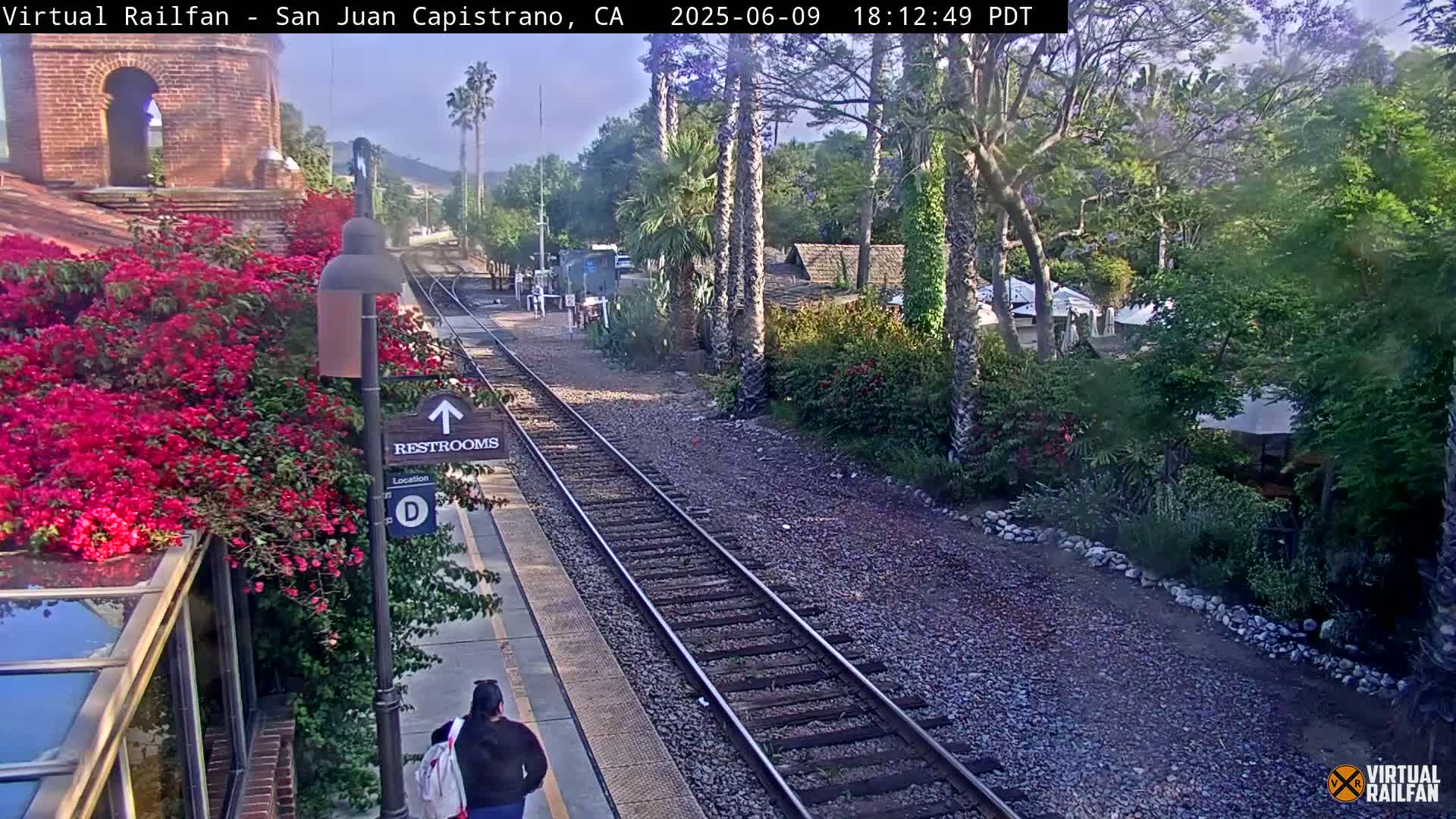 San Juan Capistrano Train Station Live Cam - San Juan Capistrano, Orange, California, USA