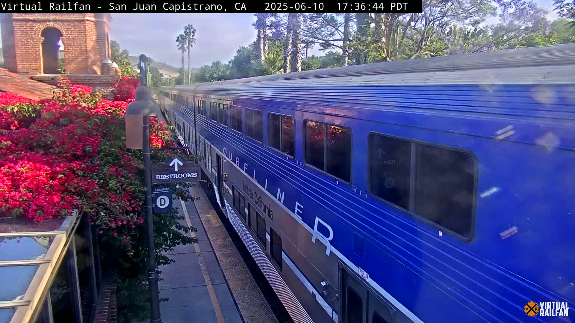 San Juan Capistrano Train Station Live Cam - San Juan Capistrano, Orange, California, USA