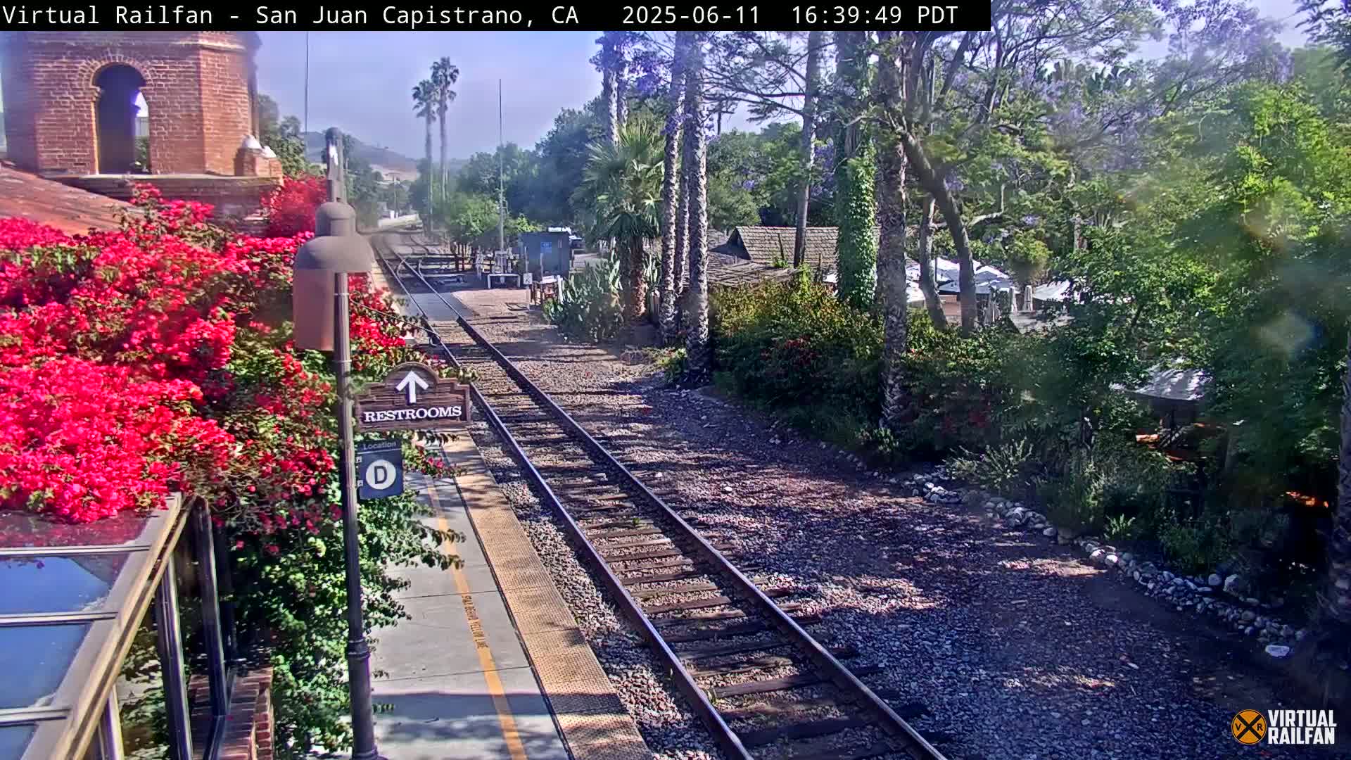 San Juan Capistrano Train Station Live Cam - San Juan Capistrano, Orange, California, USA