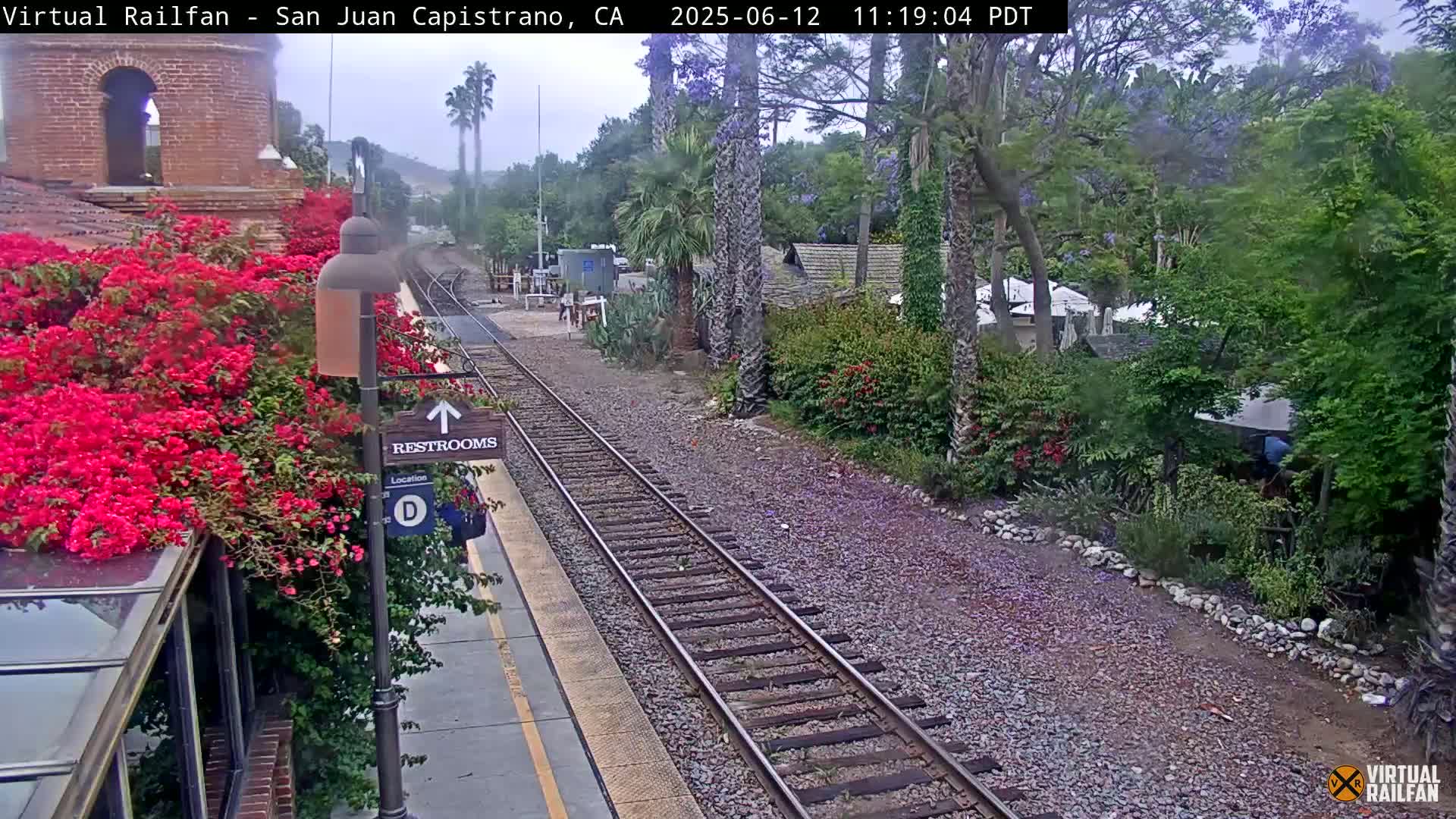 San Juan Capistrano Train Station Live Cam - San Juan Capistrano, Orange, California, USA