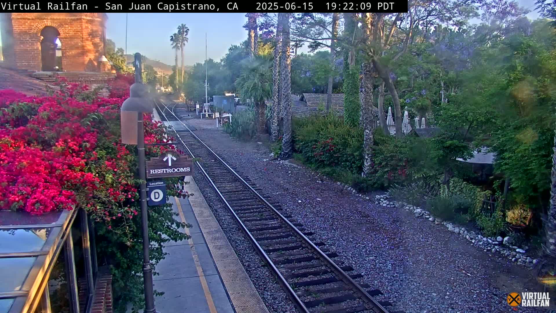 San Juan Capistrano Train Station Live Cam - San Juan Capistrano, Orange, California, USA