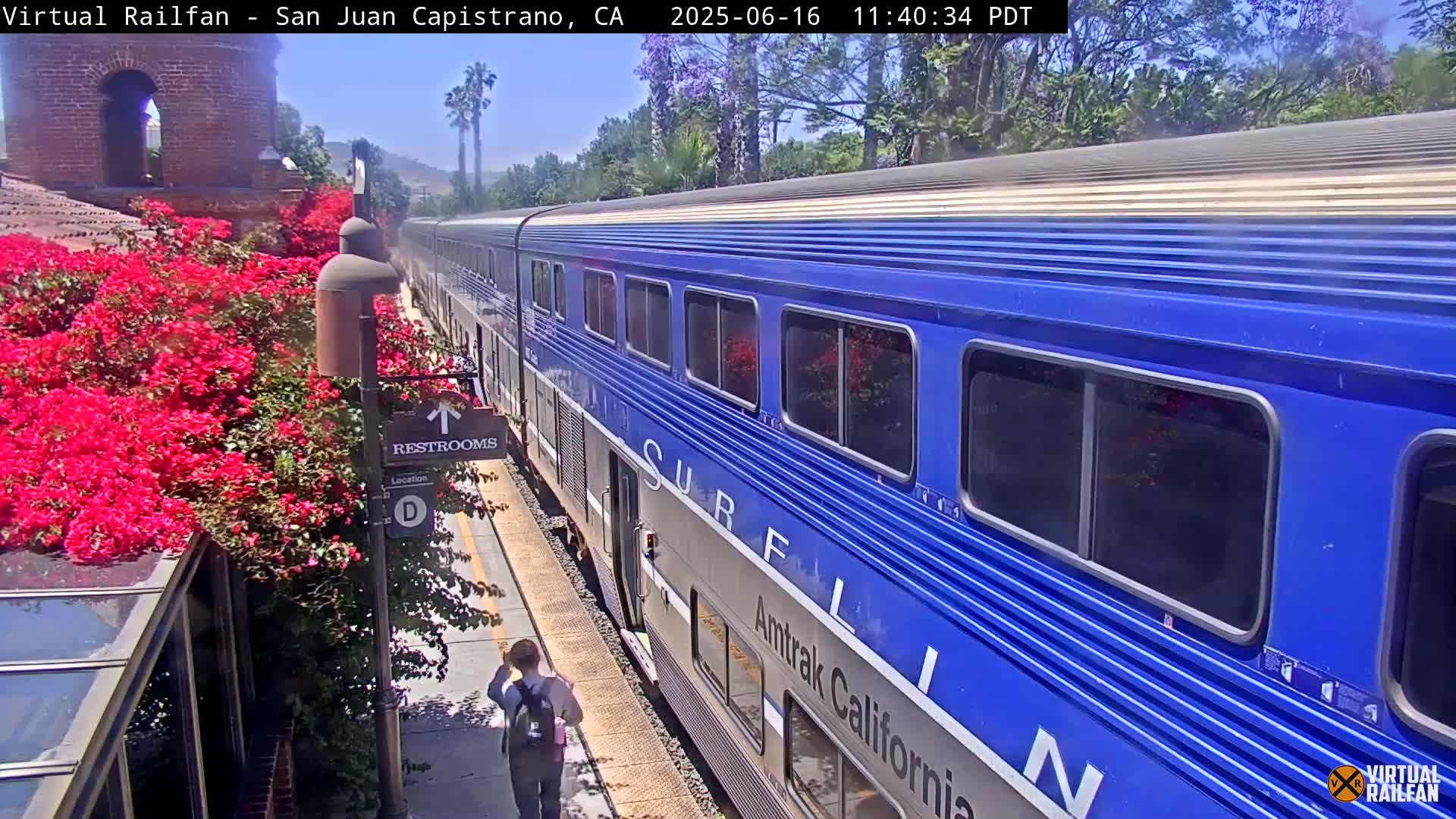 San Juan Capistrano Train Station Live Cam - San Juan Capistrano, Orange, California, USA
