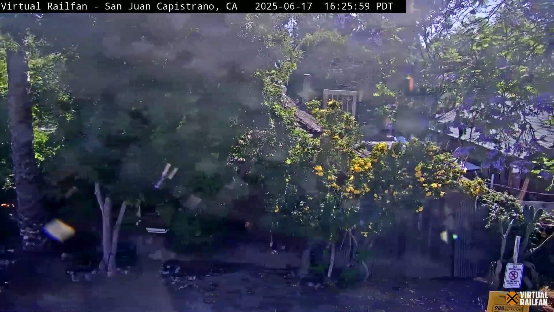 San Juan Capistrano Train Station Live Cam - San Juan Capistrano, Orange, California, USA
