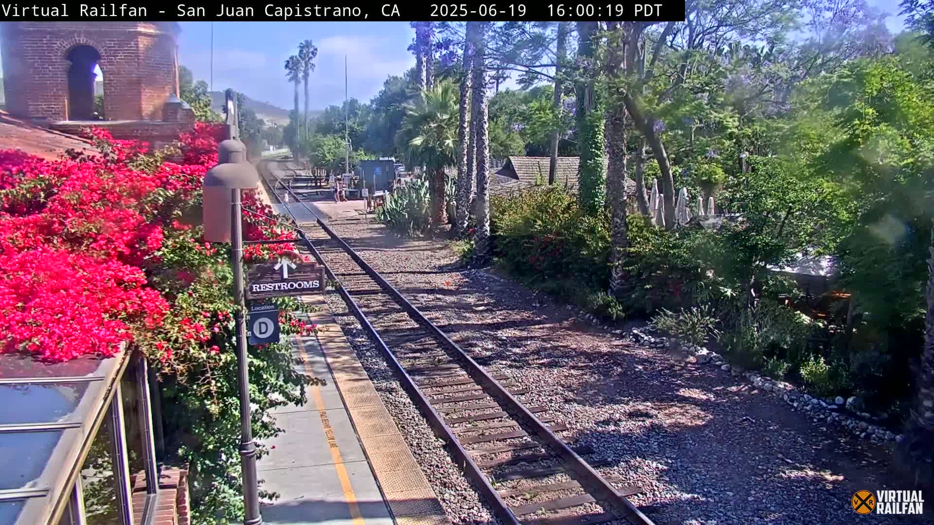 San Juan Capistrano Train Station Live Cam - San Juan Capistrano, Orange, California, USA