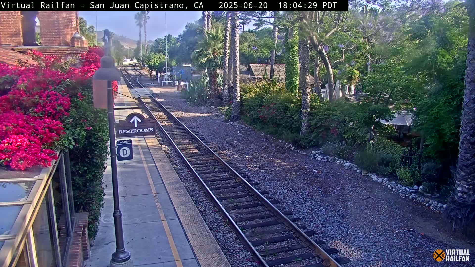 San Juan Capistrano Train Station Live Cam - San Juan Capistrano, Orange, California, USA