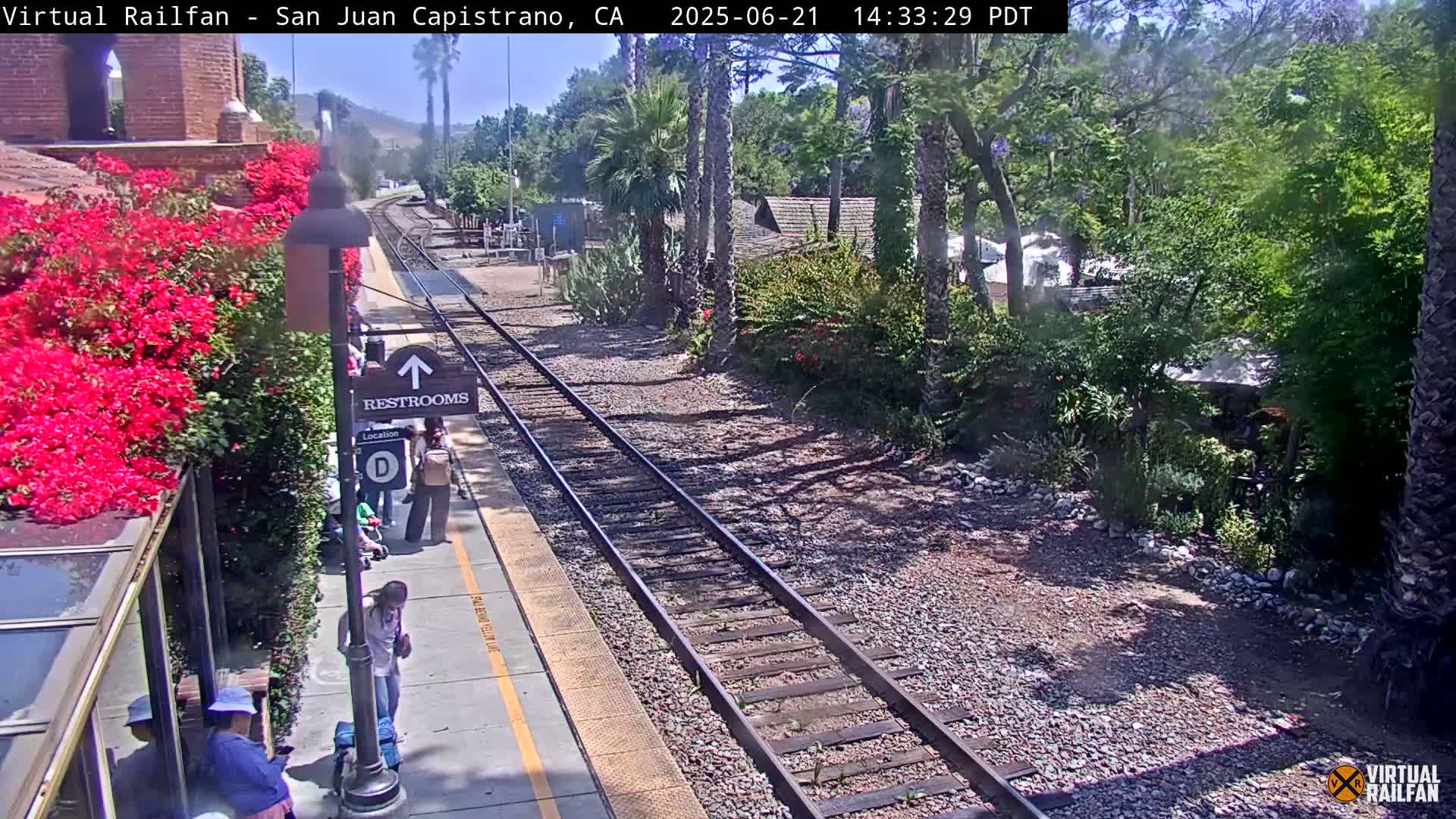 San Juan Capistrano Train Station Live Cam - San Juan Capistrano, Orange, California, USA