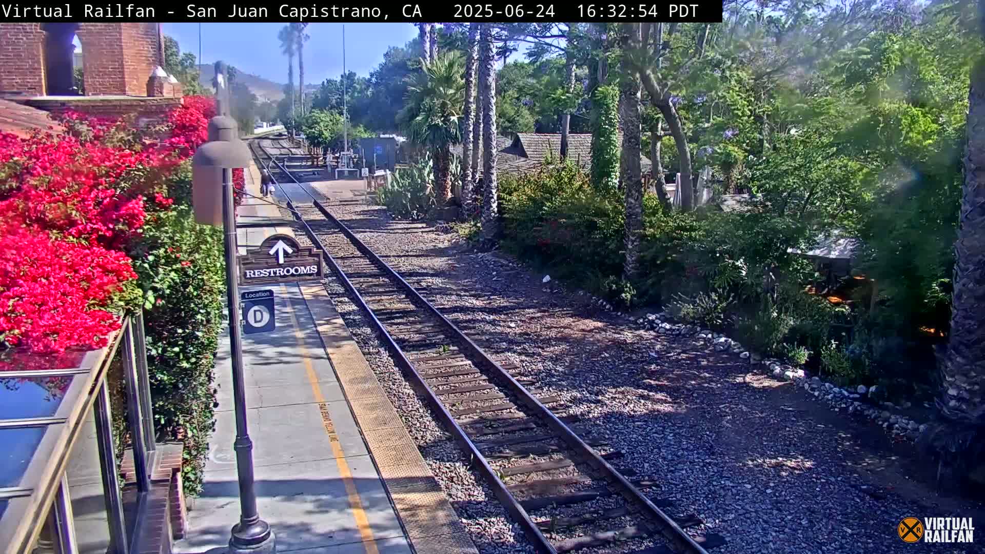 San Juan Capistrano Train Station Live Cam - San Juan Capistrano, Orange, California, USA