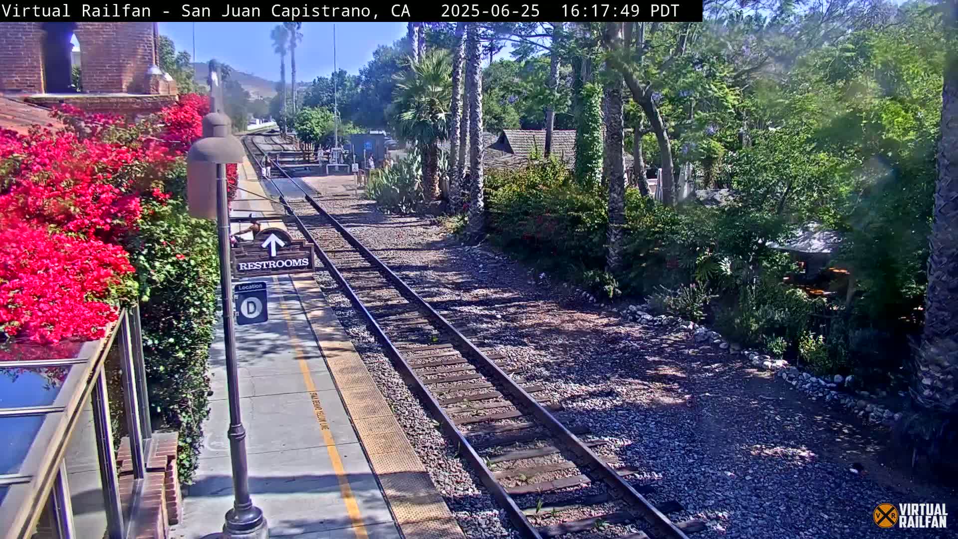 San Juan Capistrano Train Station Live Cam - San Juan Capistrano, Orange, California, USA
