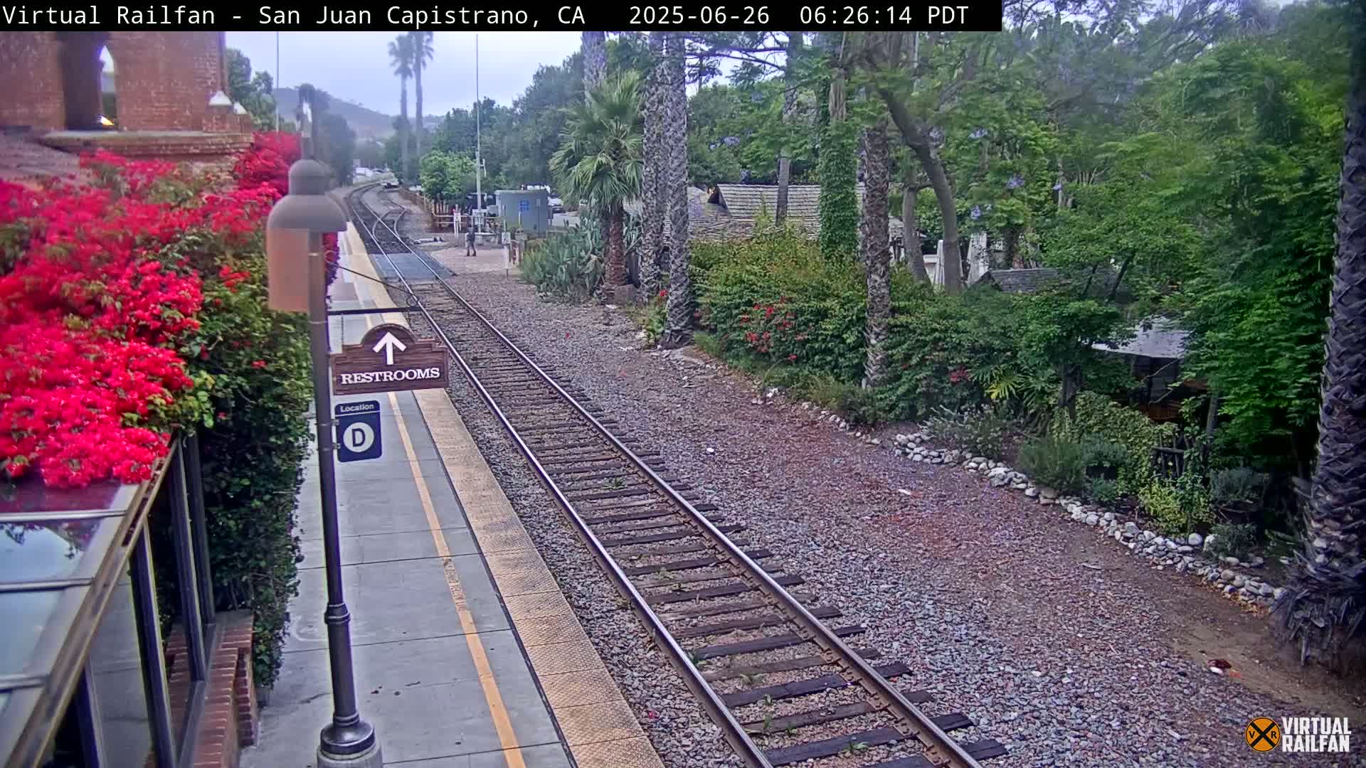 San Juan Capistrano Train Station Live Cam - San Juan Capistrano, Orange, California, USA
