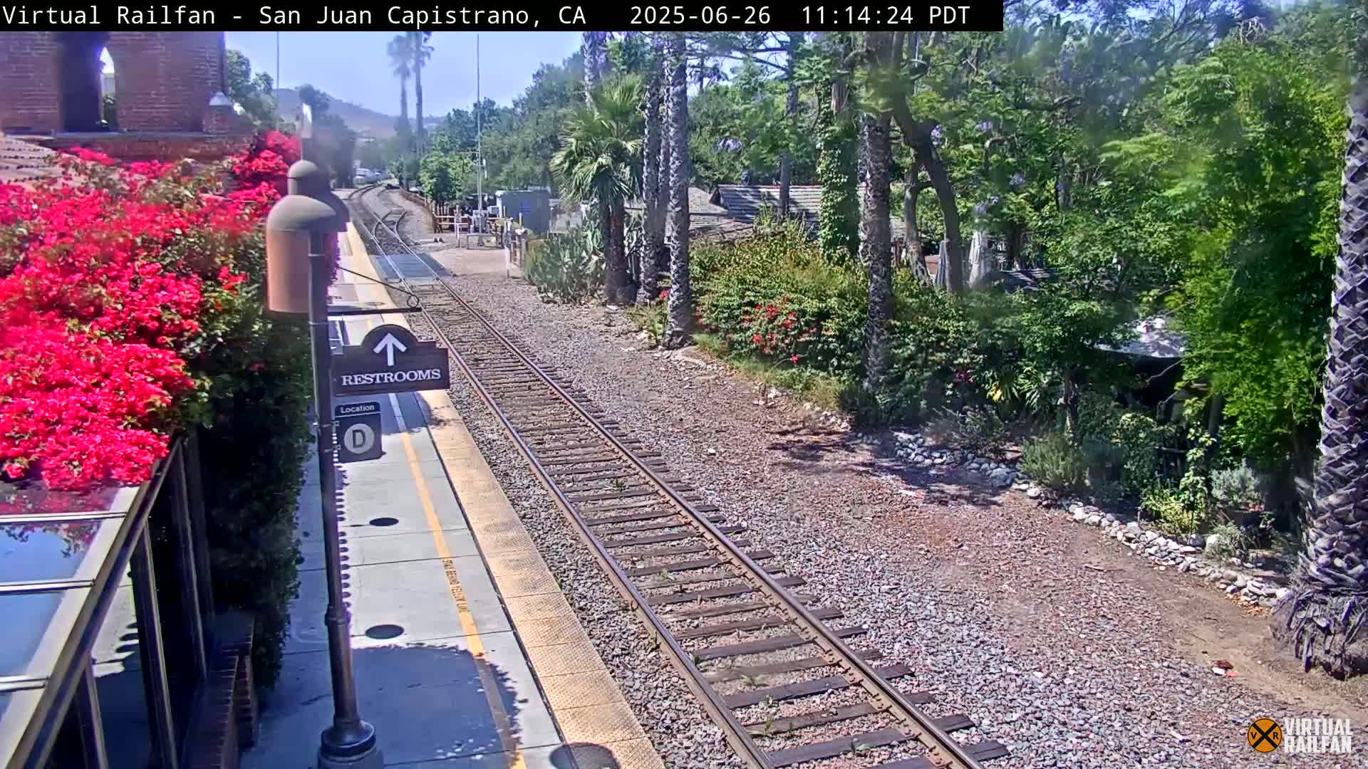San Juan Capistrano Train Station Live Cam - San Juan Capistrano, Orange, California, USA
