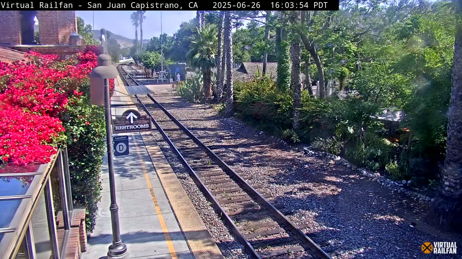 San Juan Capistrano Train Station Live Cam - San Juan Capistrano, Orange, California, USA