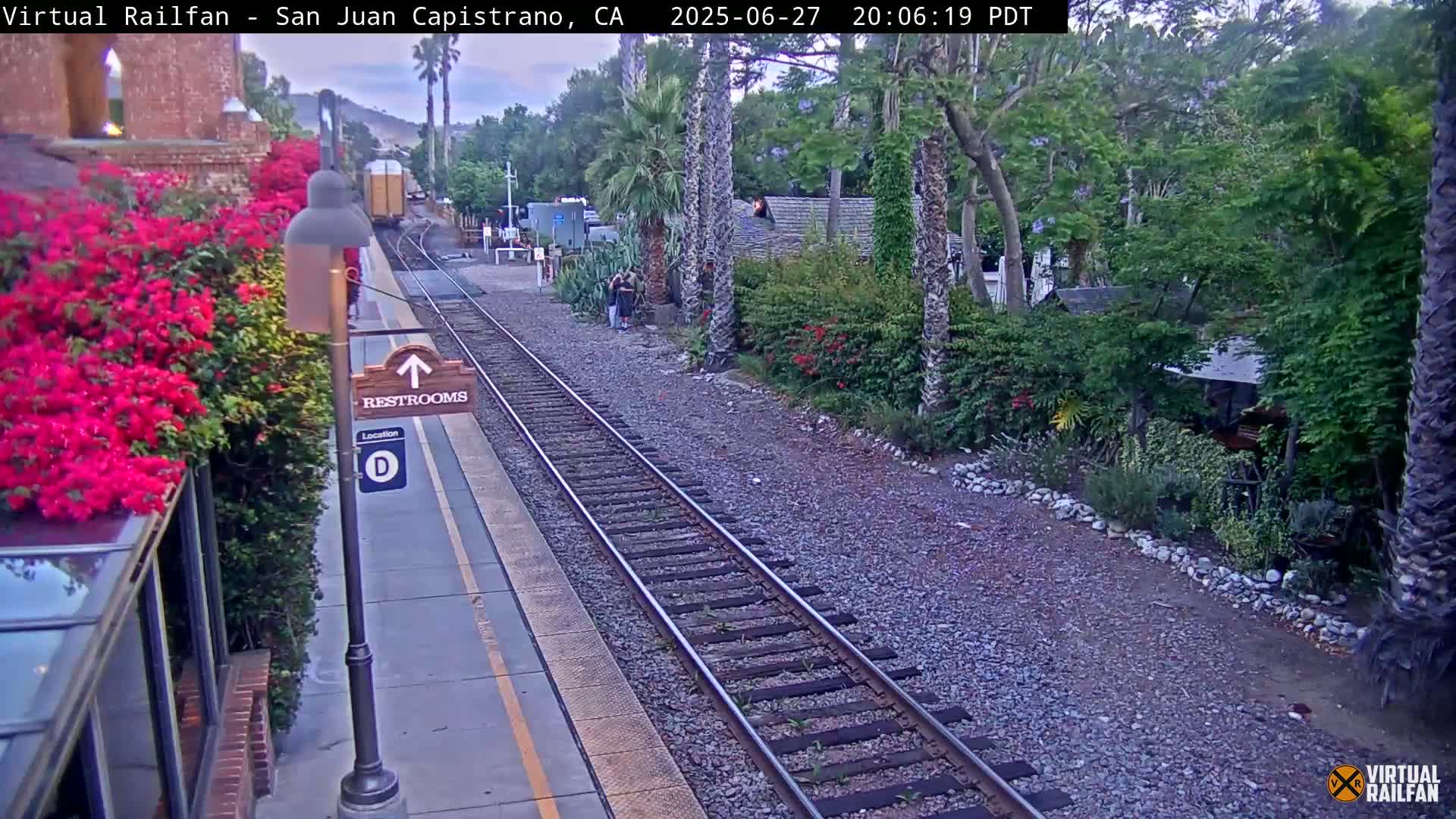 San Juan Capistrano Train Station Live Cam - San Juan Capistrano, Orange, California, USA