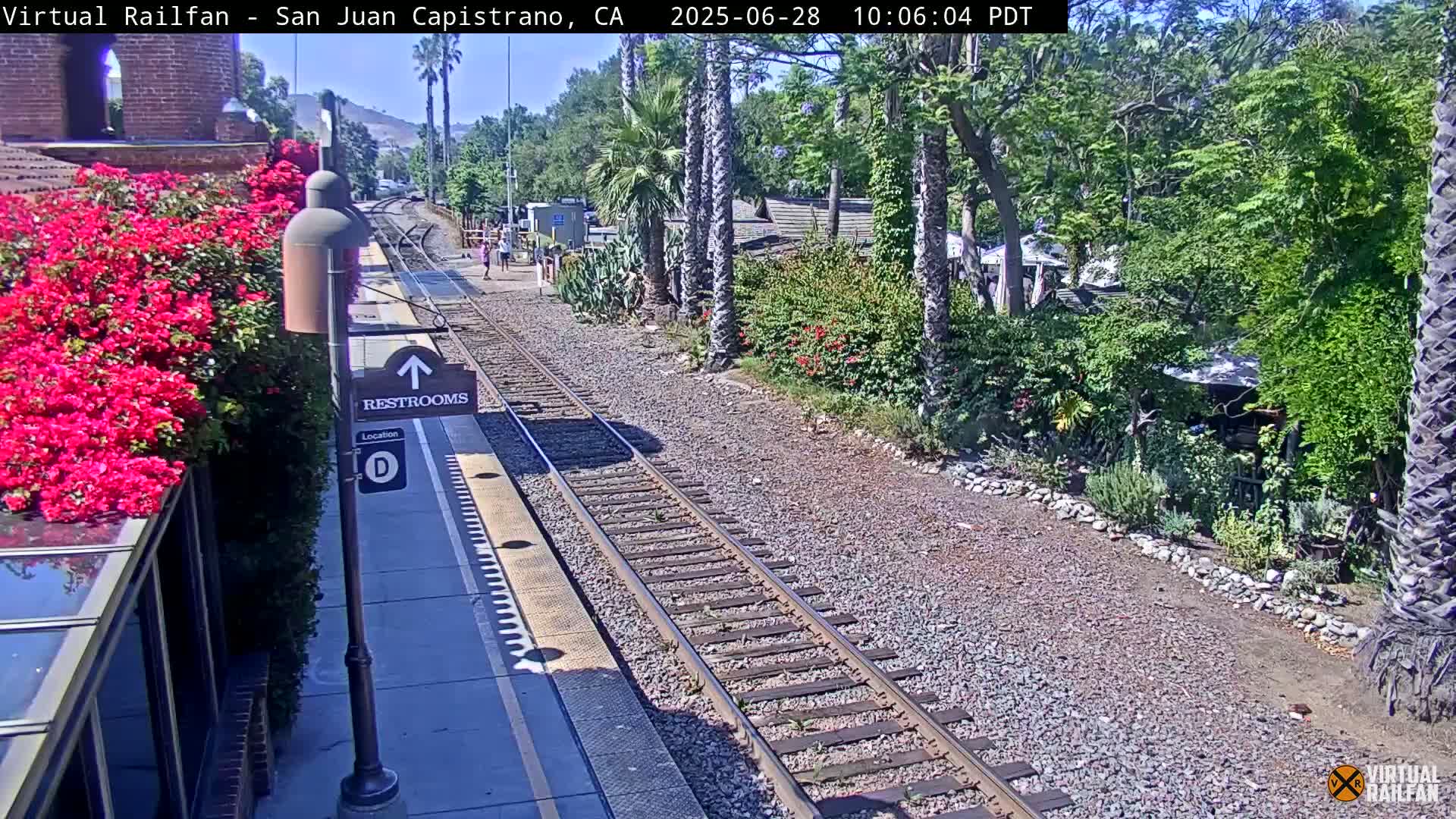 San Juan Capistrano Train Station Live Cam - San Juan Capistrano, Orange, California, USA
