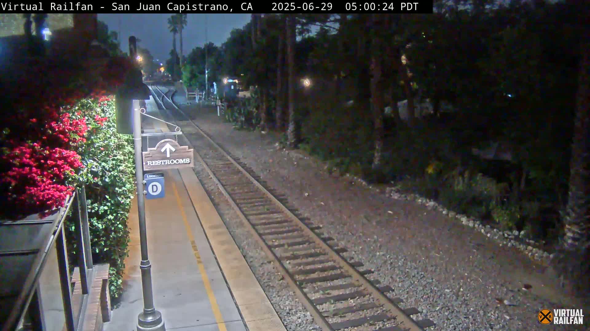 San Juan Capistrano Train Station Live Cam - San Juan Capistrano, Orange, California, USA