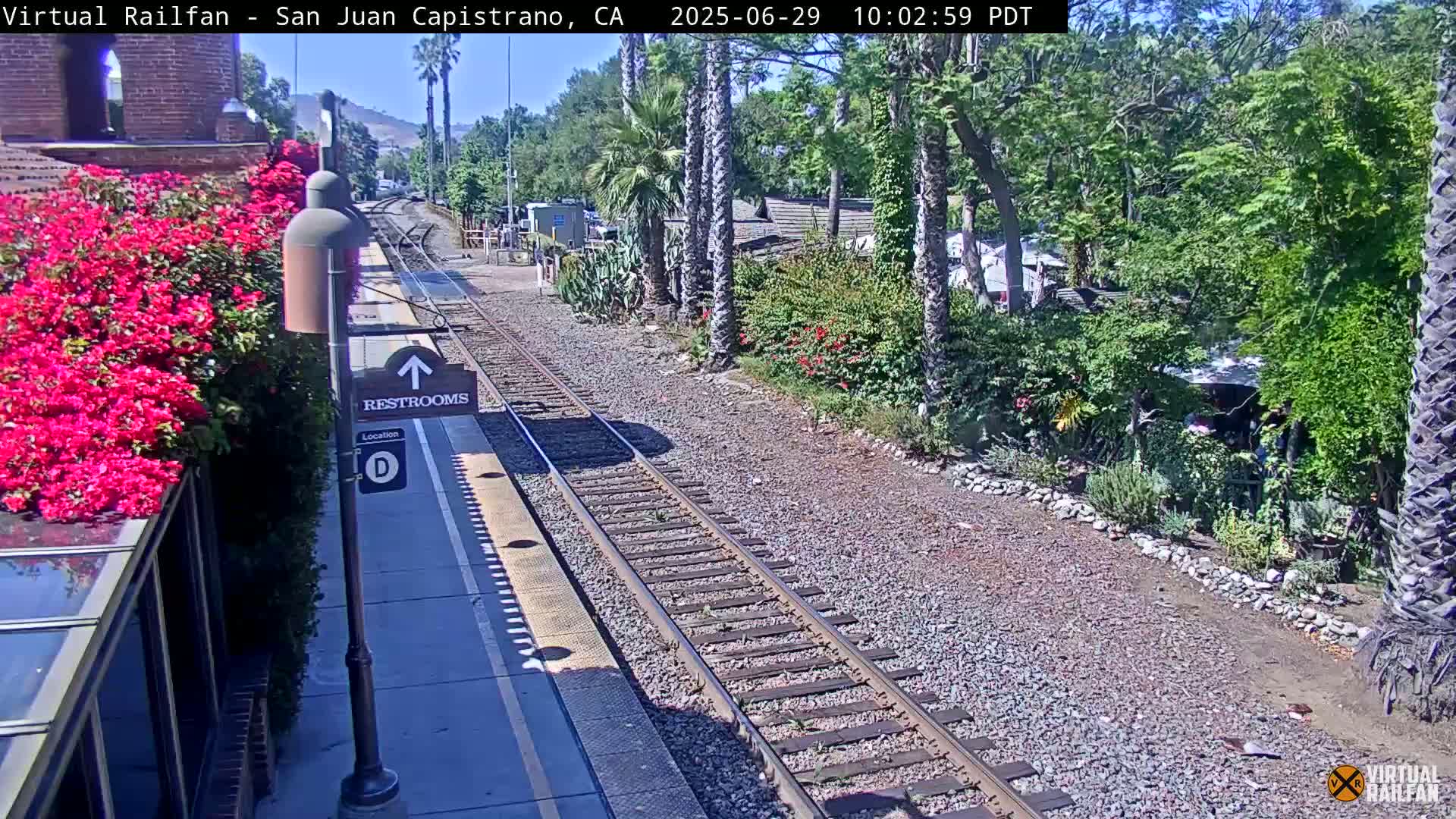 San Juan Capistrano Train Station Live Cam - San Juan Capistrano, Orange, California, USA