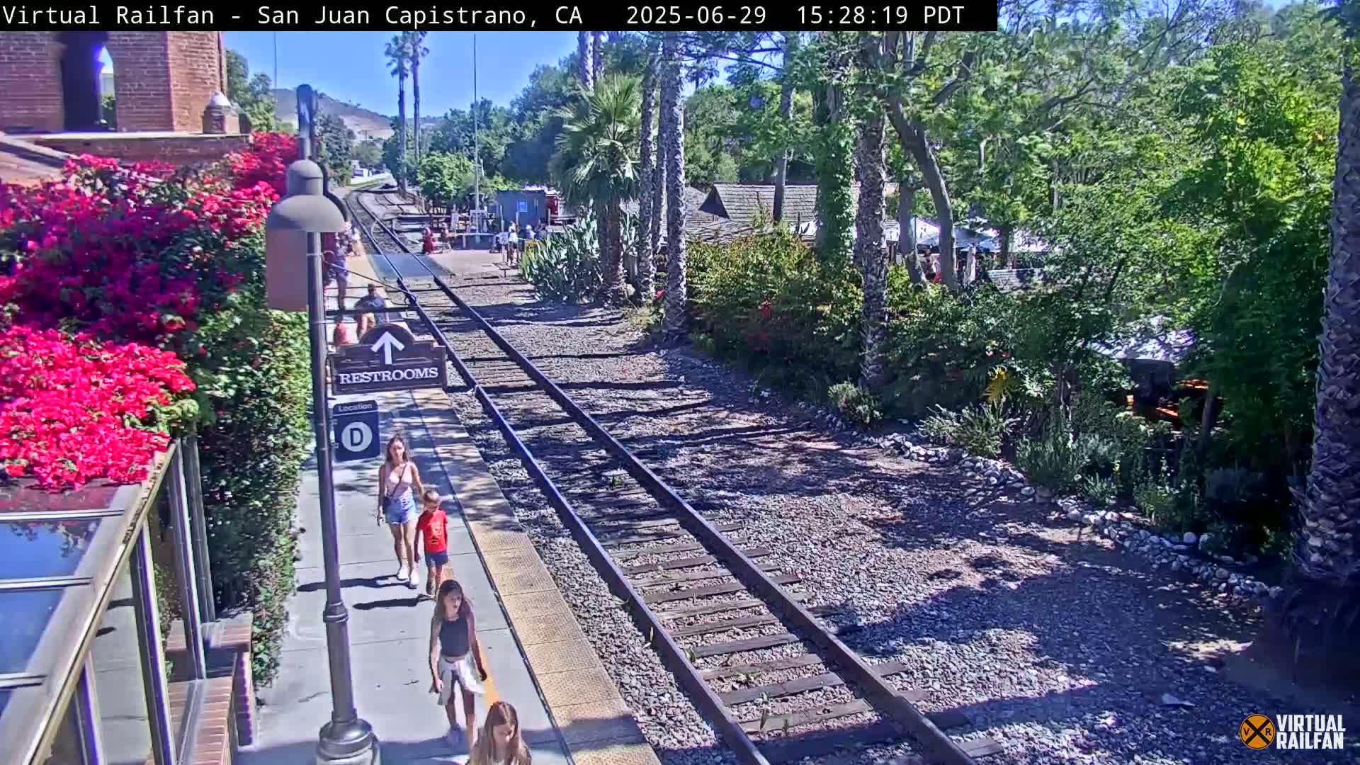 San Juan Capistrano Train Station Live Cam - San Juan Capistrano, Orange, California, USA