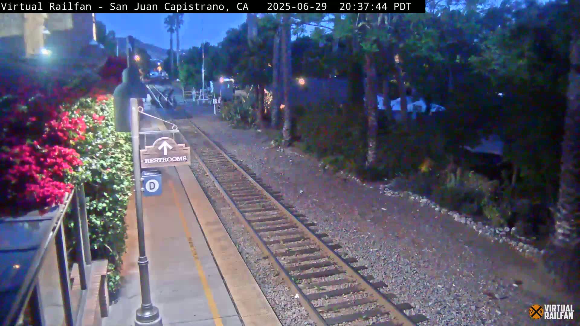 San Juan Capistrano Train Station Live Cam - San Juan Capistrano, Orange, California, USA