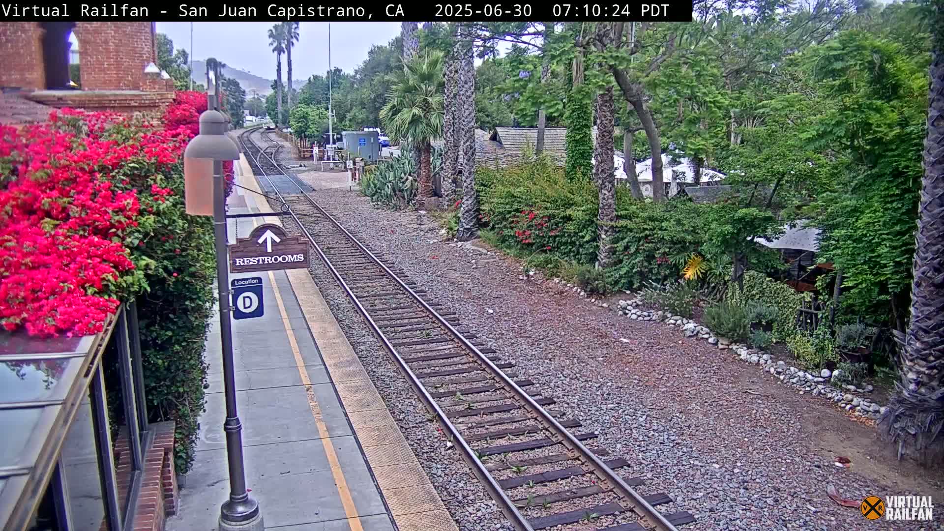 San Juan Capistrano Train Station Live Cam - San Juan Capistrano, Orange, California, USA