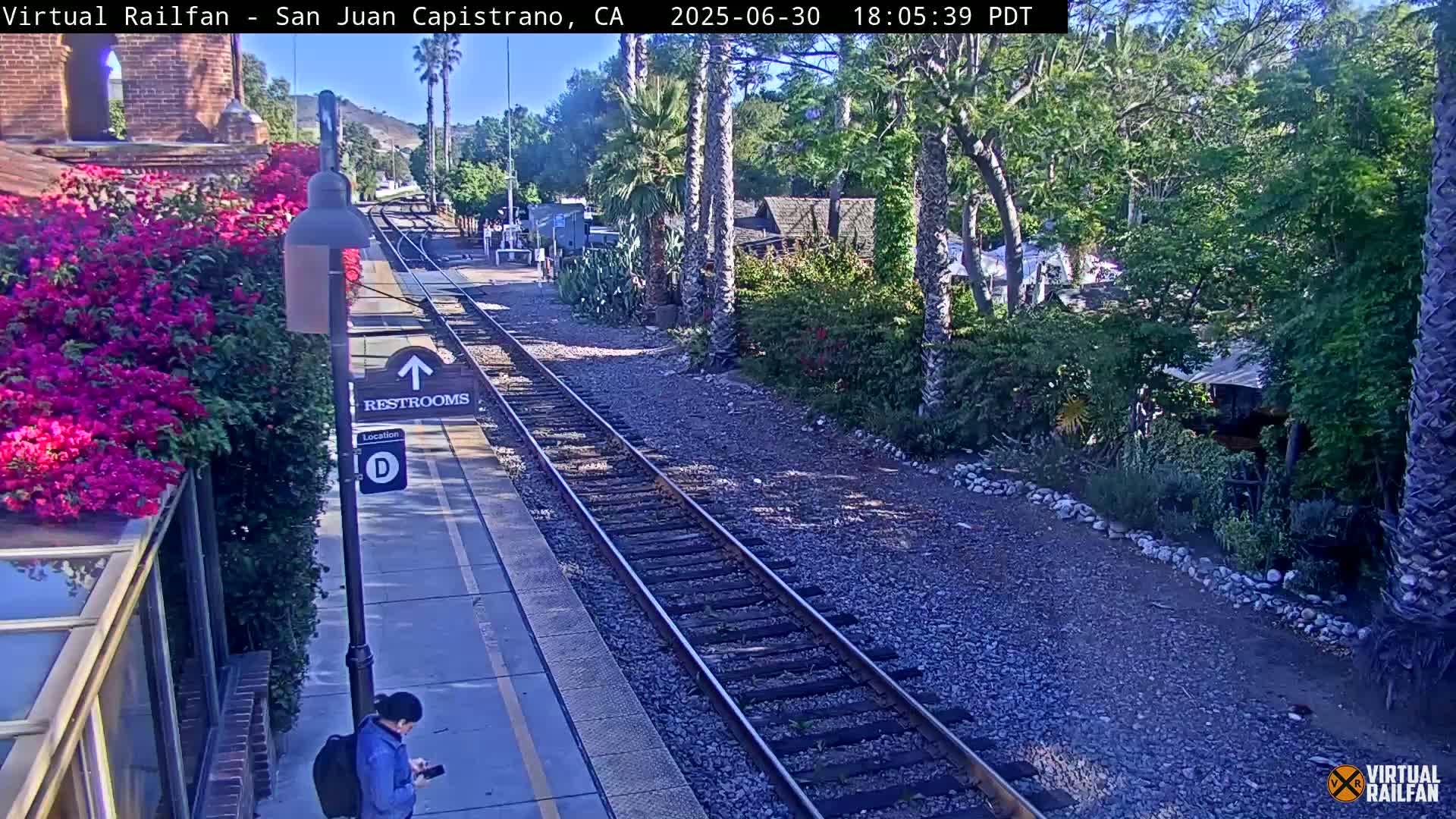 San Juan Capistrano Train Station Live Cam - San Juan Capistrano, Orange, California, USA