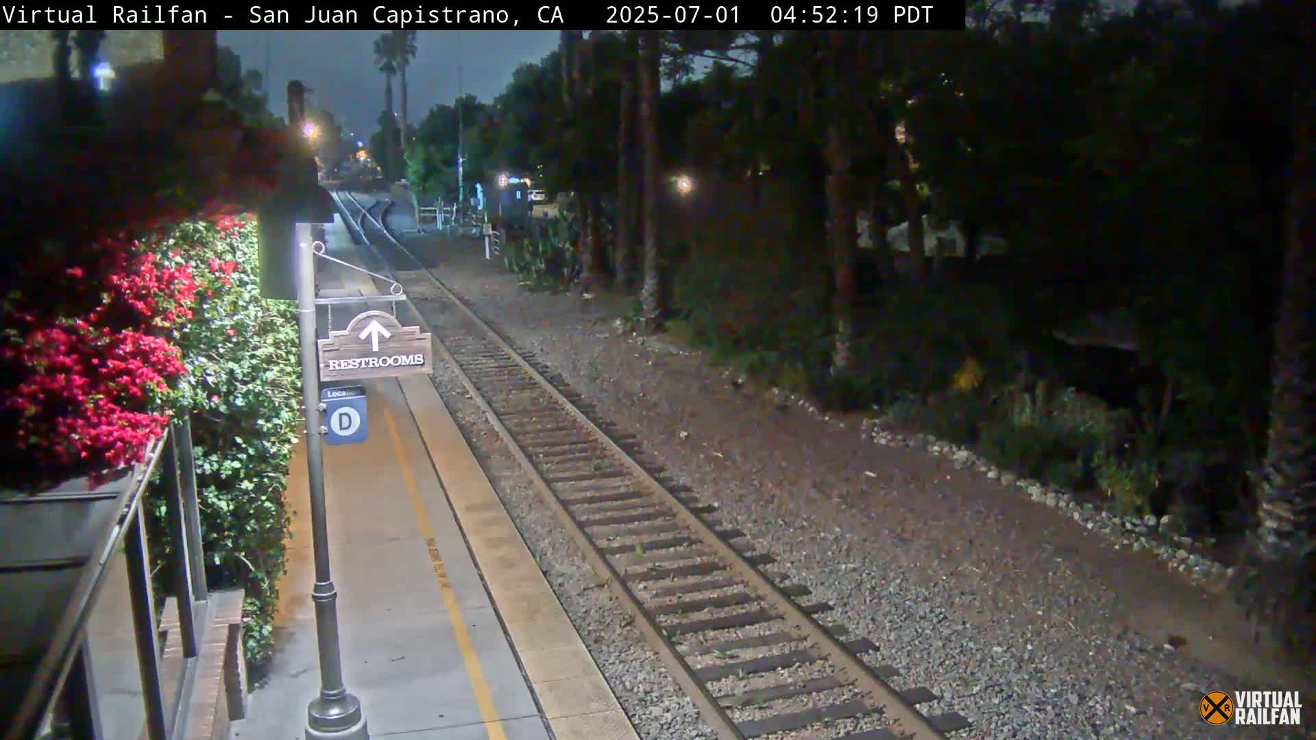 San Juan Capistrano Train Station Live Cam - San Juan Capistrano, Orange, California, USA