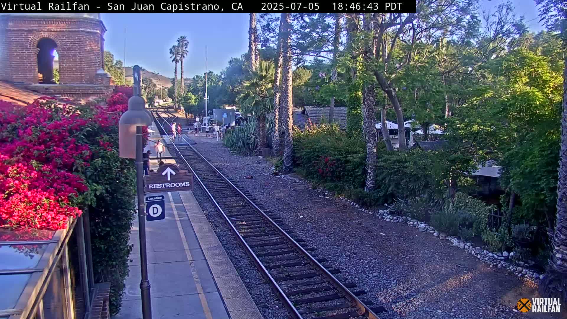 San Juan Capistrano Train Station Live Cam - San Juan Capistrano, Orange, California, USA