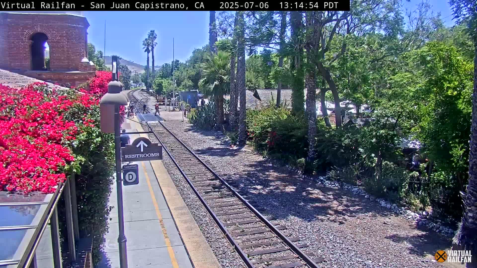 San Juan Capistrano Train Station Live Cam - San Juan Capistrano, Orange, California, USA