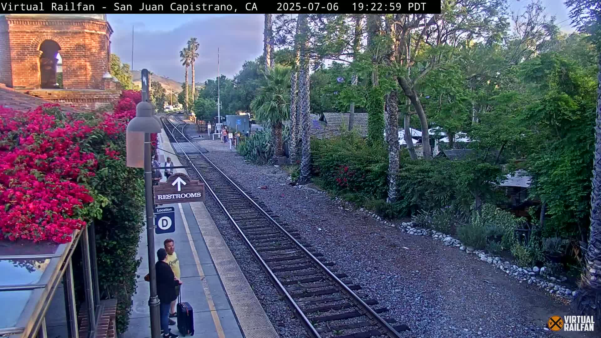 San Juan Capistrano Train Station Live Cam - San Juan Capistrano, Orange, California, USA
