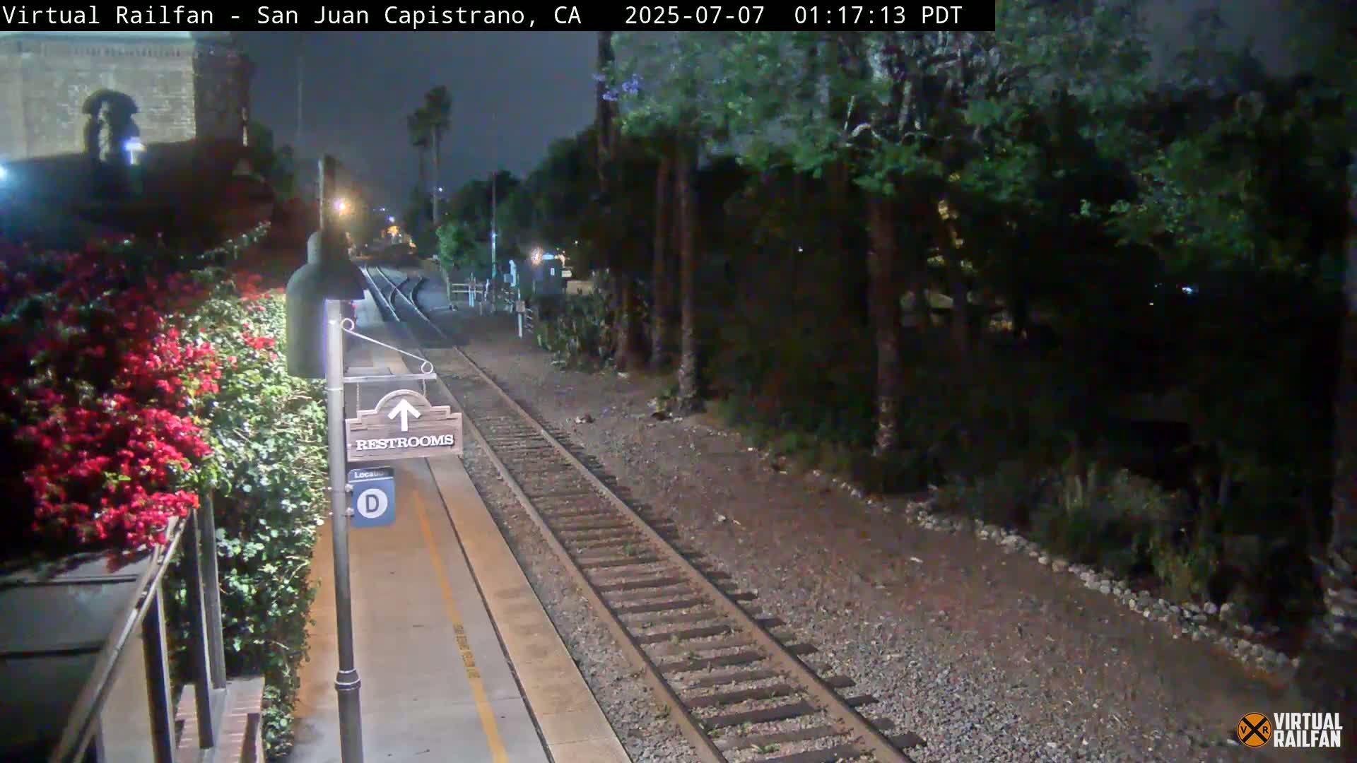 San Juan Capistrano Train Station Live Cam - San Juan Capistrano, Orange, California, USA