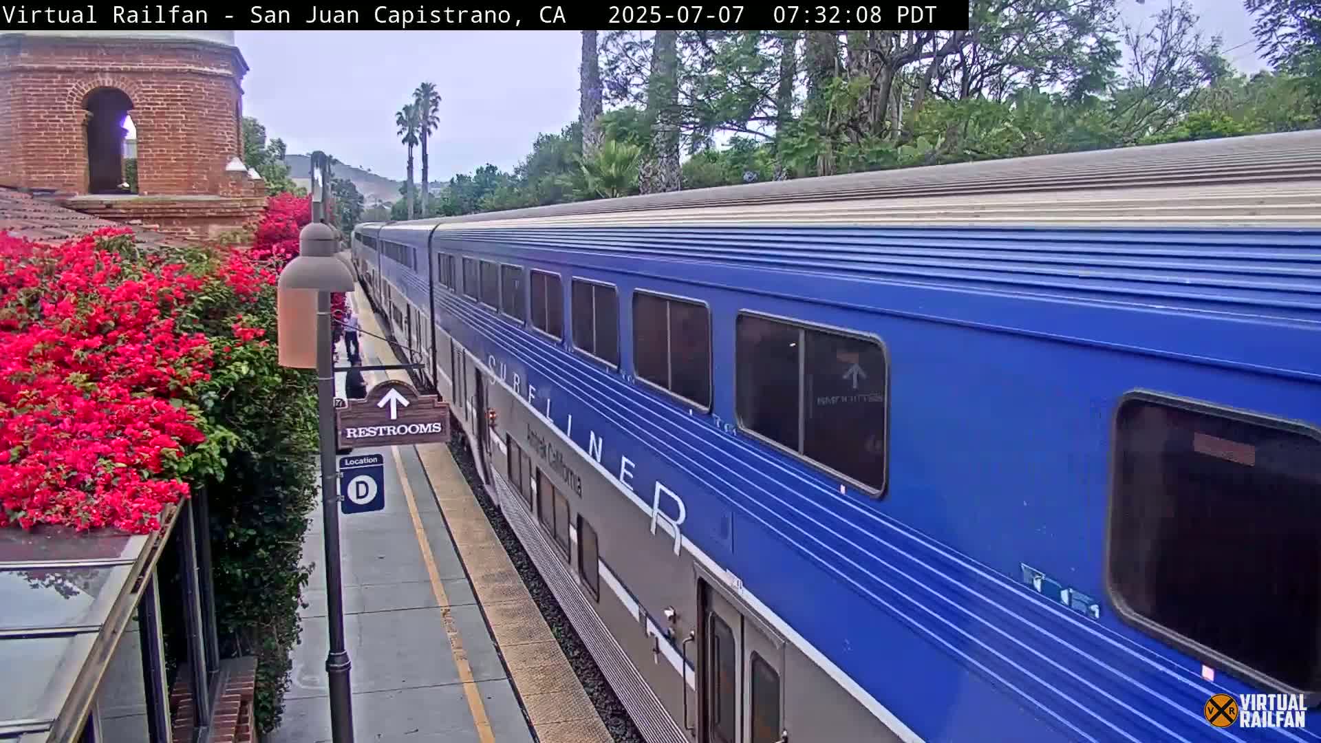 San Juan Capistrano Train Station Live Cam - San Juan Capistrano, Orange, California, USA