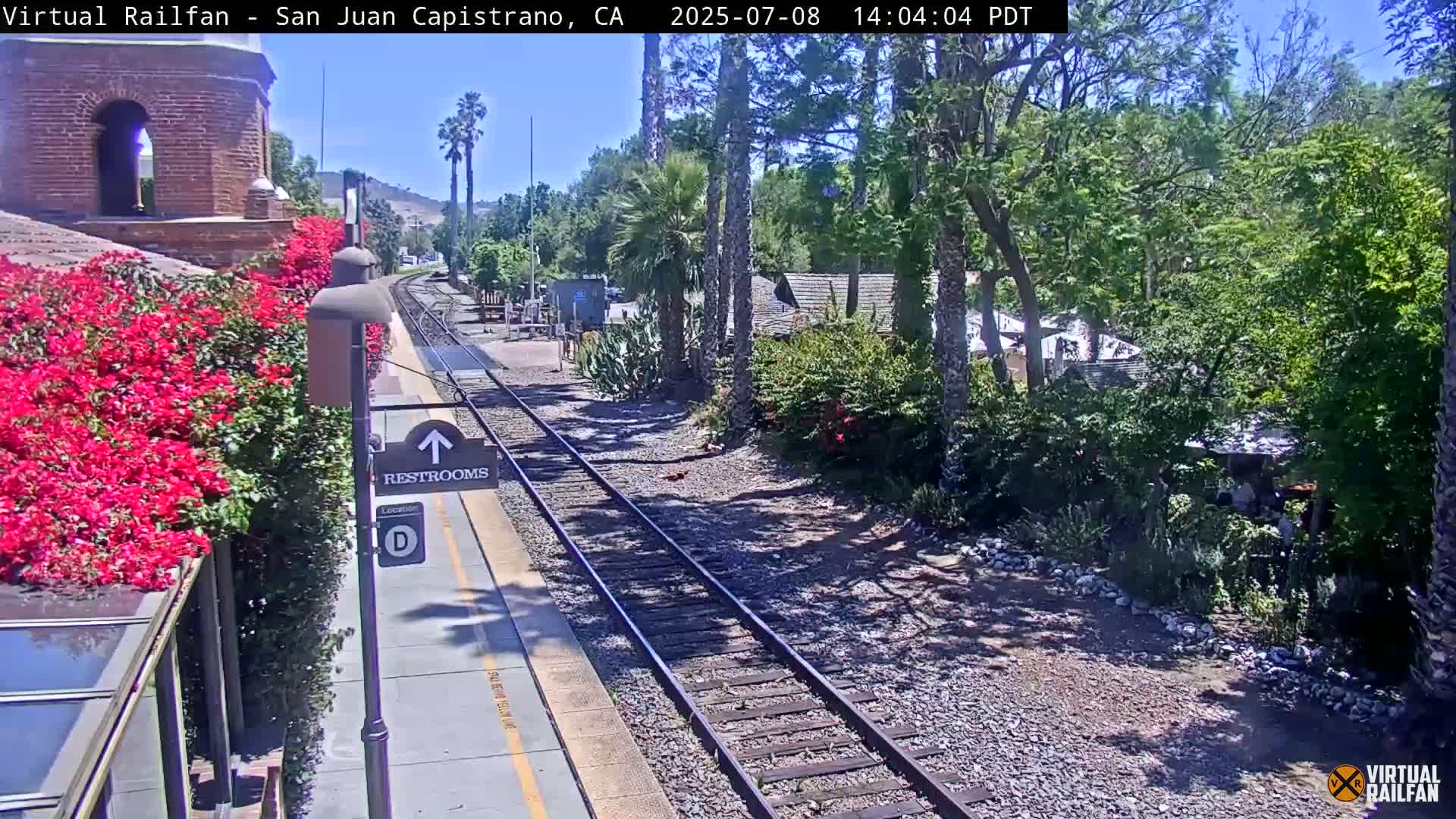 San Juan Capistrano Train Station Live Cam - San Juan Capistrano, Orange, California, USA