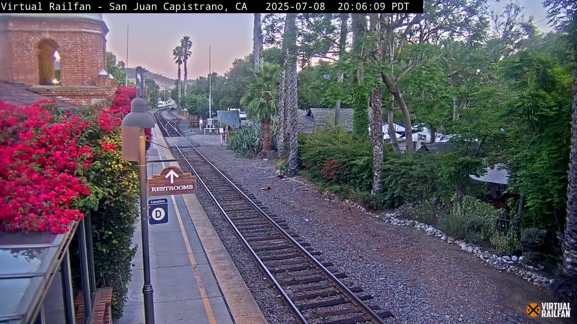 San Juan Capistrano Train Station Live Cam - San Juan Capistrano, Orange, California, USA